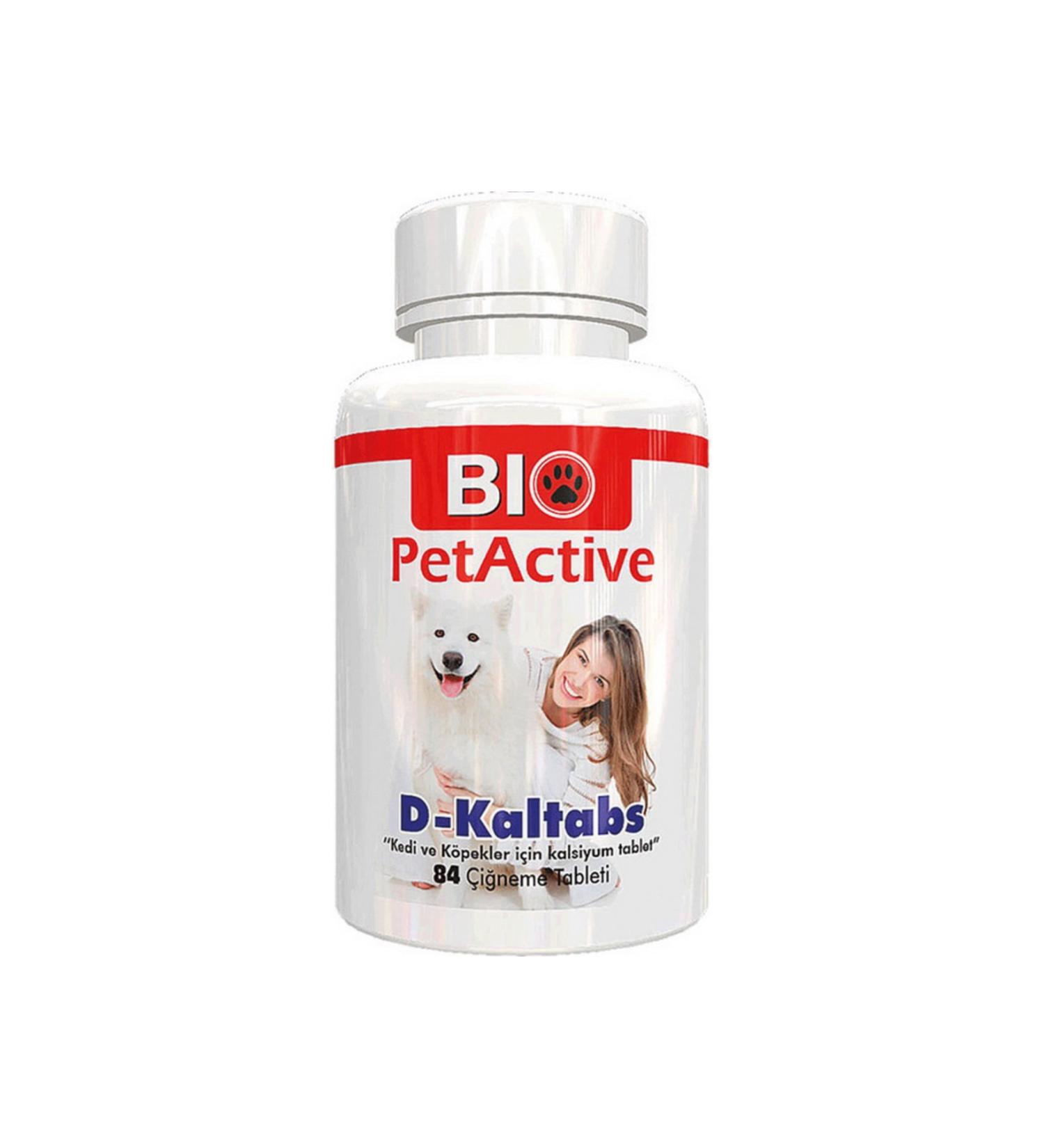 D-kaltabs Calcium Tablets for Cats and Dogs 84 Tablets
