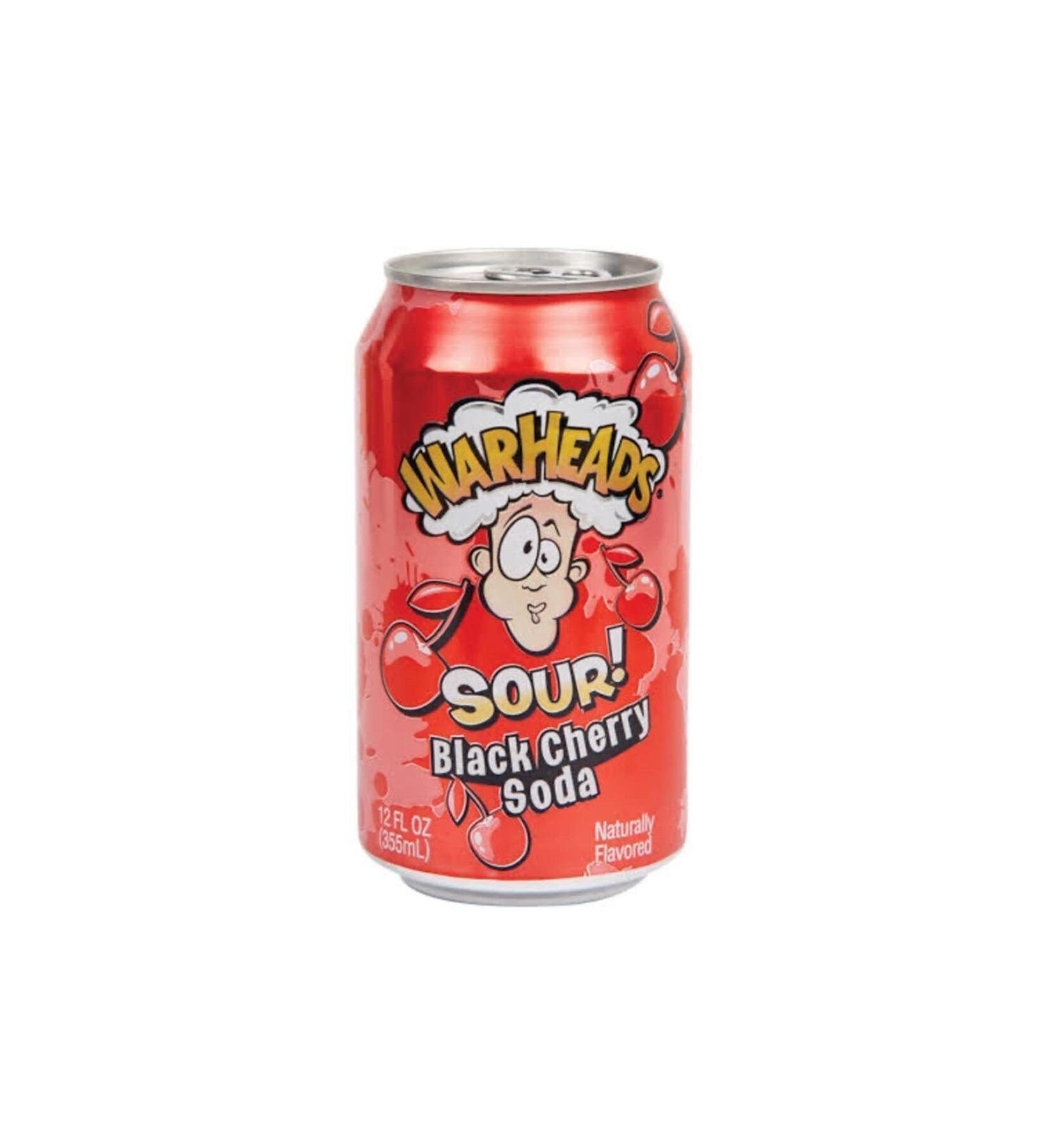 WarHeads Sour Black Cherry Soda 355ml