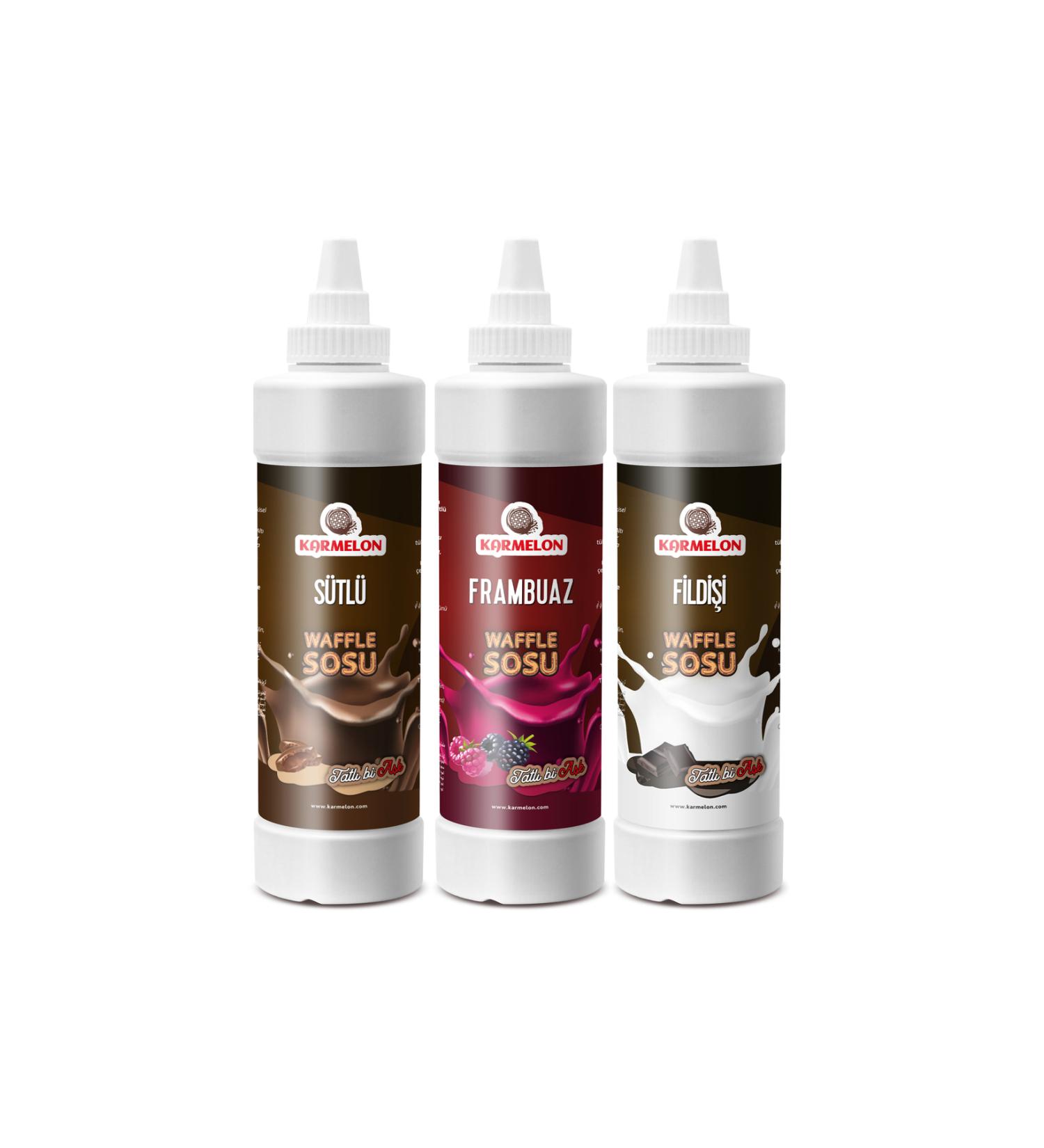 KARMELON Waffle Sauce 3-piece set - 300Gx3 pieces