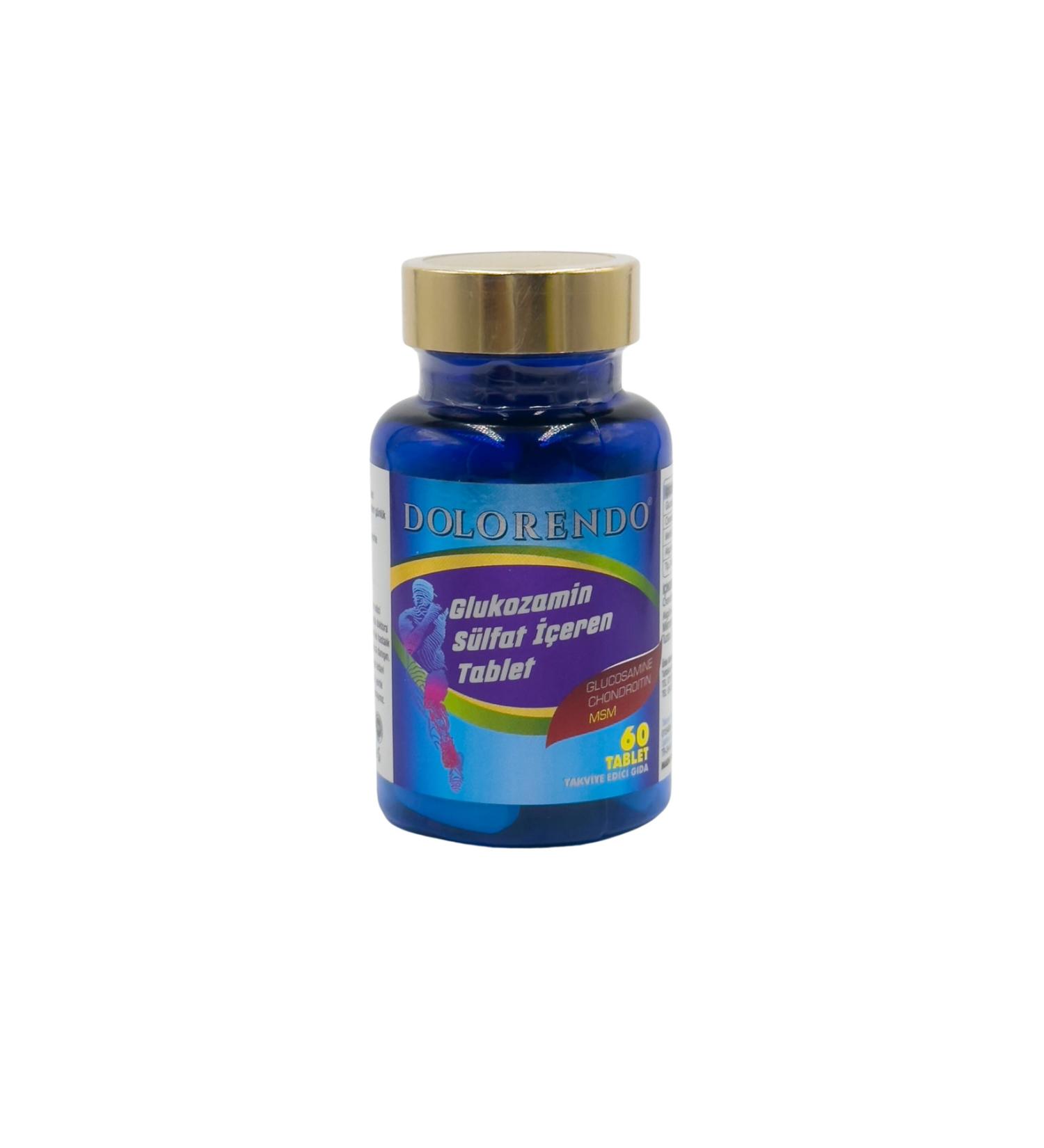 Dolorendo 60 TABLETS CONTAINING GLUCOSAMINE SULFATE