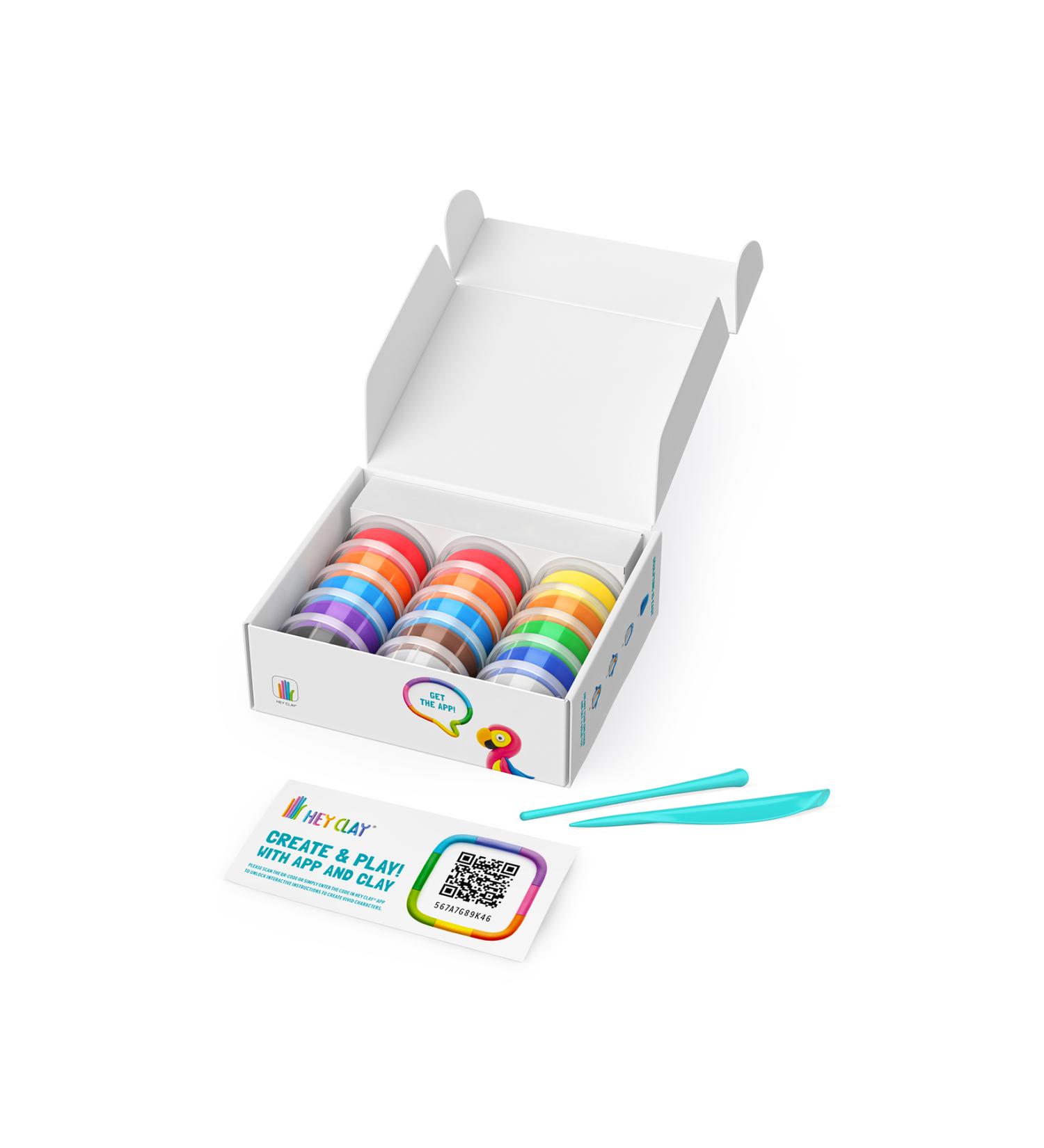 Hey Clay Birds Air Dry Clay 15 Piece Play Dough