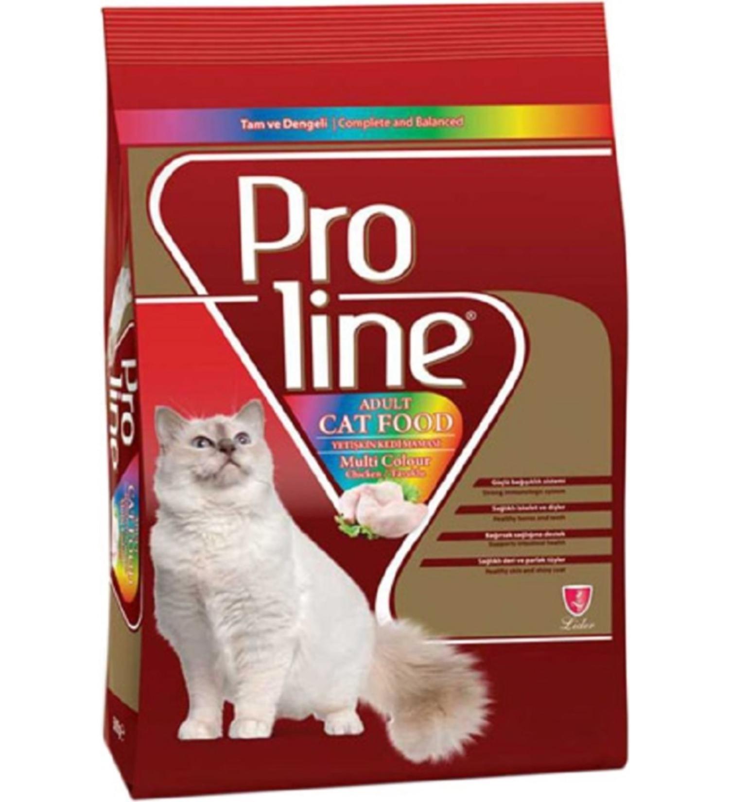 Proline Proline Chicken Multi Color Adult Cat Food 1.5 Kg 2 Pieces