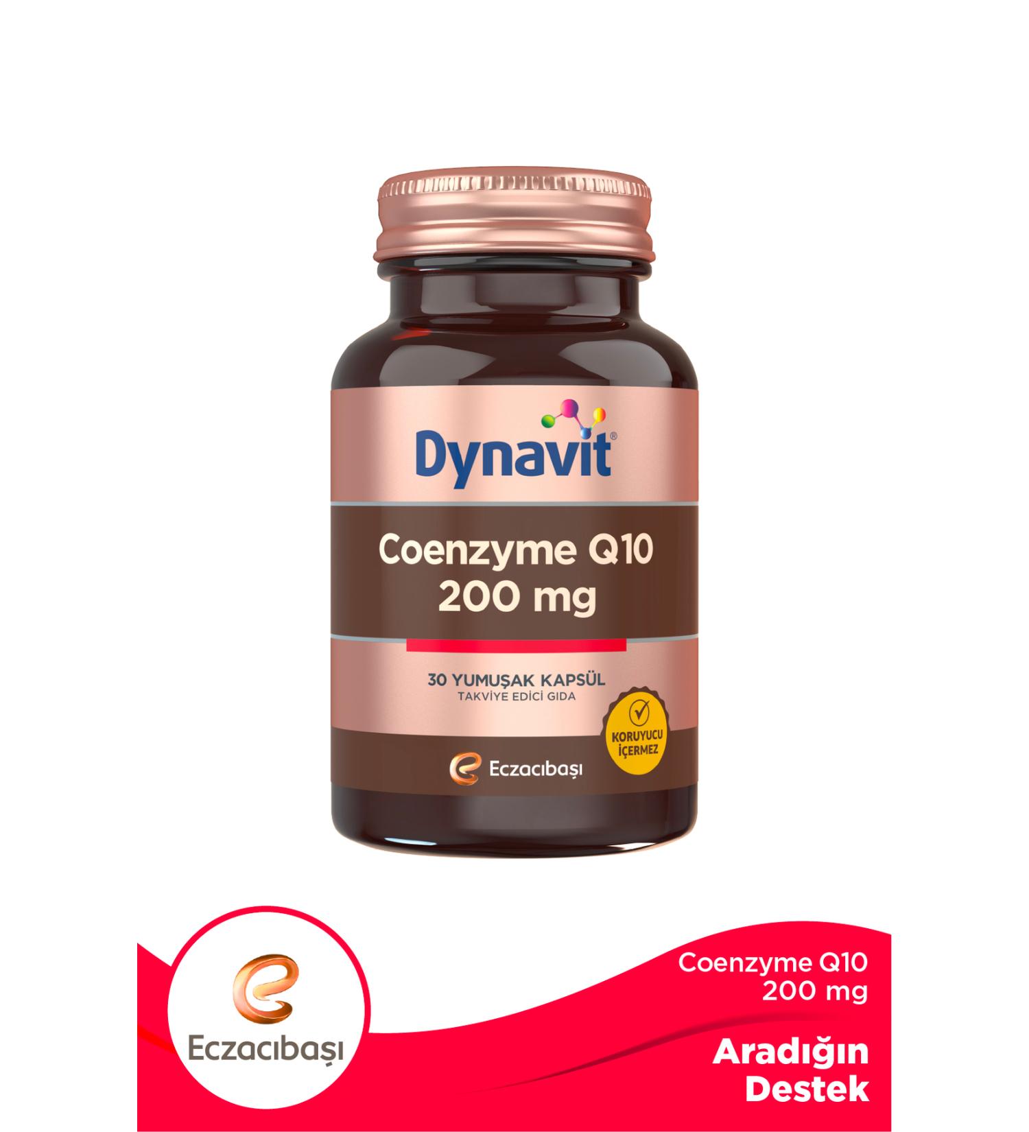 Dynavit Coenzyme Q10 200 Mg 30 Softgels 200 mg - Buy Online on GoSupps.com
