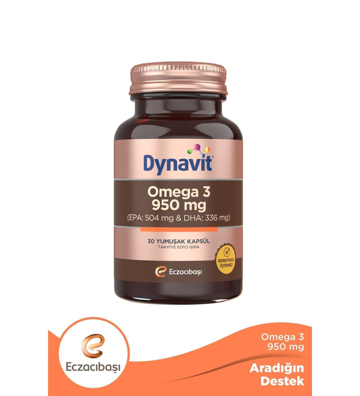 Dynavit Omega3 950 Mg 30 Lumps Capsule - Buy Online on GoSupps.com