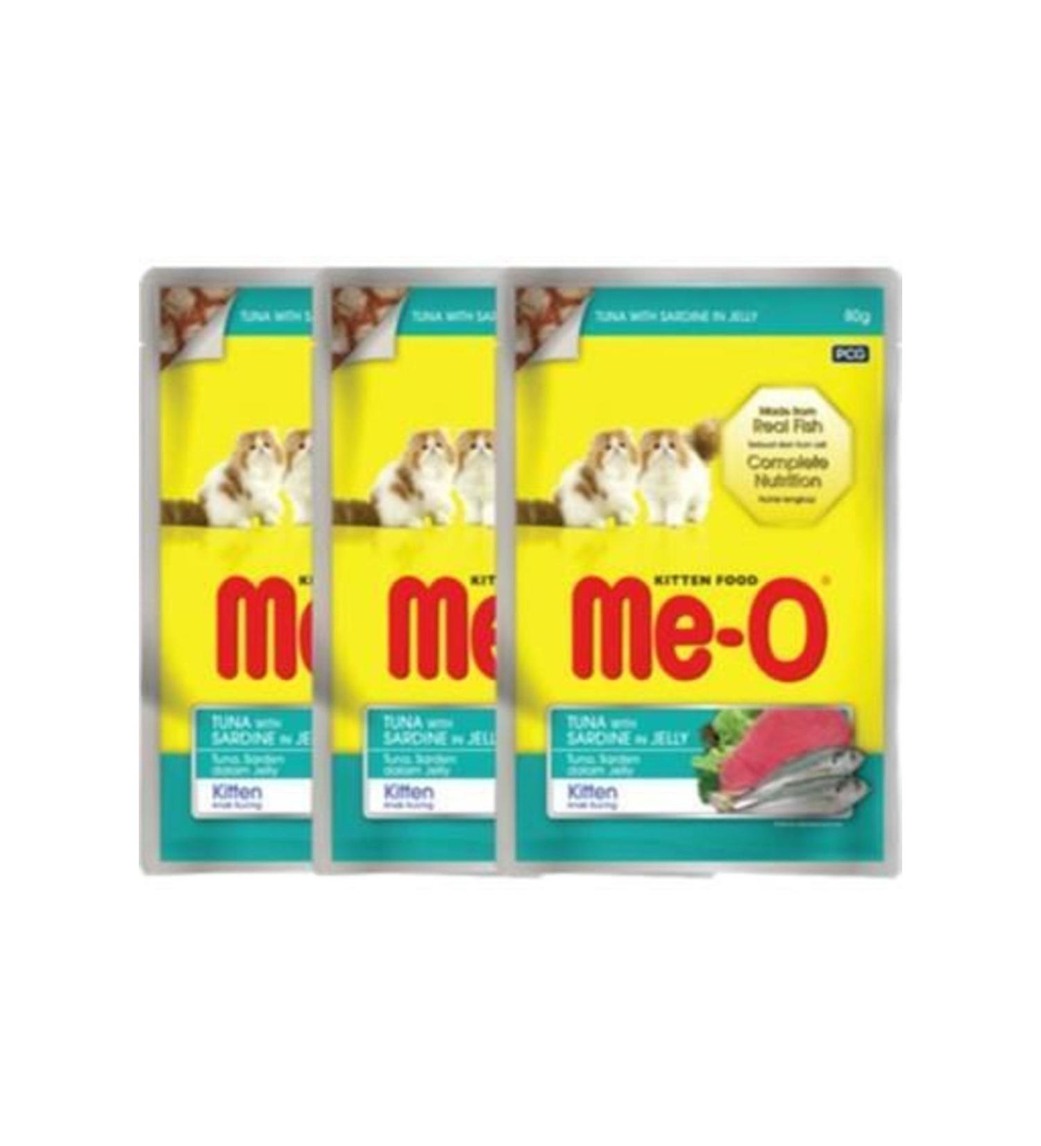 teknotrust Tuna and Sardine Kitten Cat Pouch Food 80 Gr X 12 Pieces