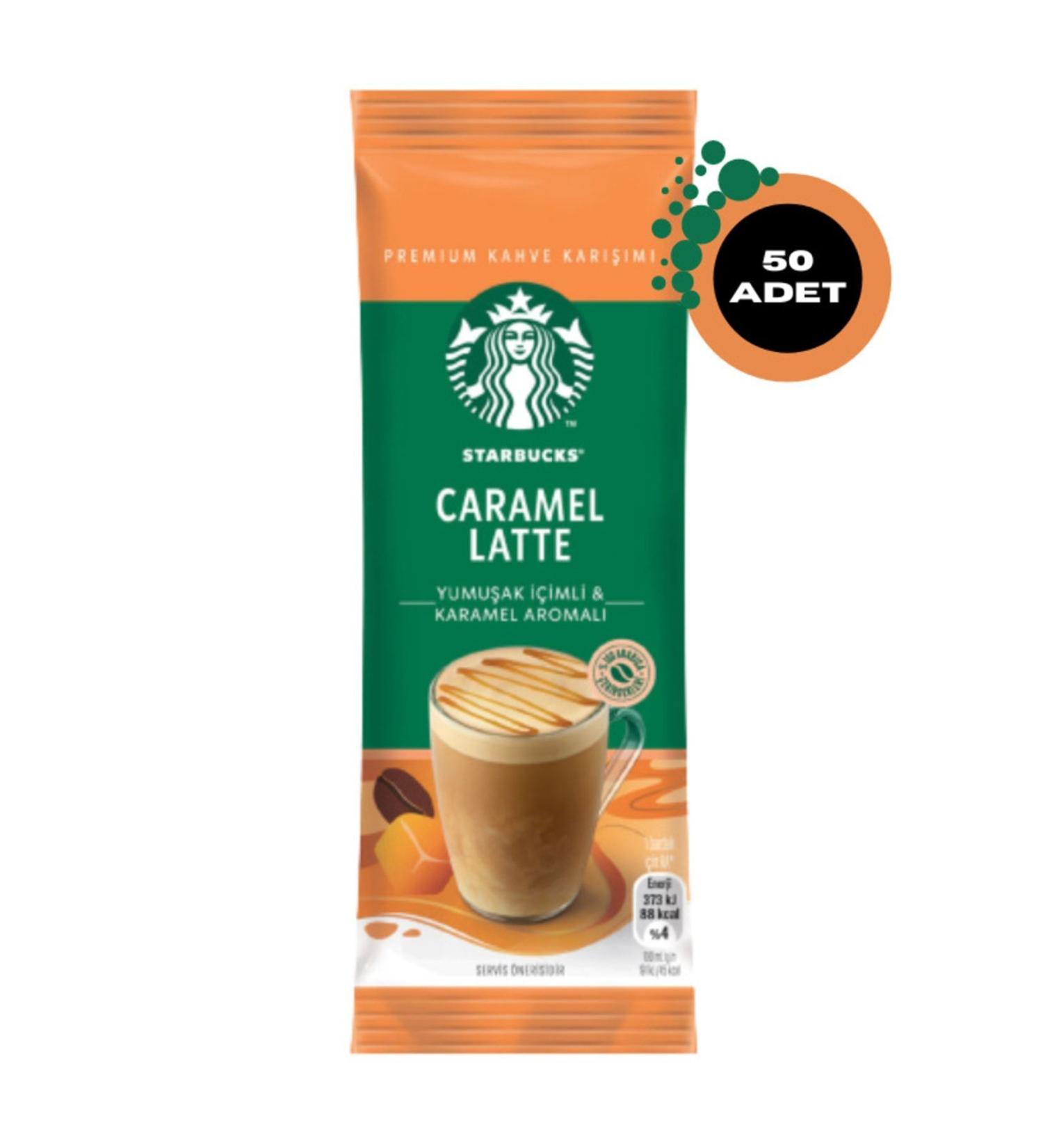 Starbucks Caramel Latte Premium Coffee Mix 23 G X 50 Pieces