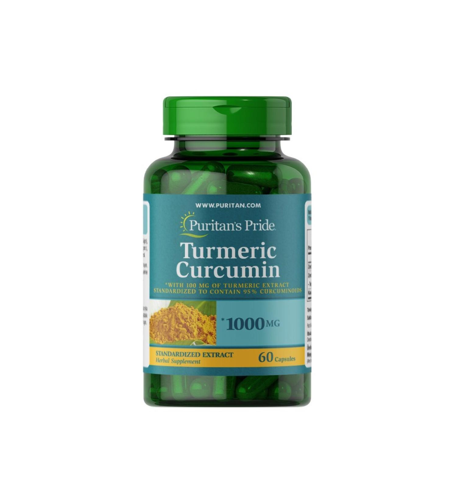 Puritan's Pride Turmeric Curcumin 1000 Mg 60 Capsules