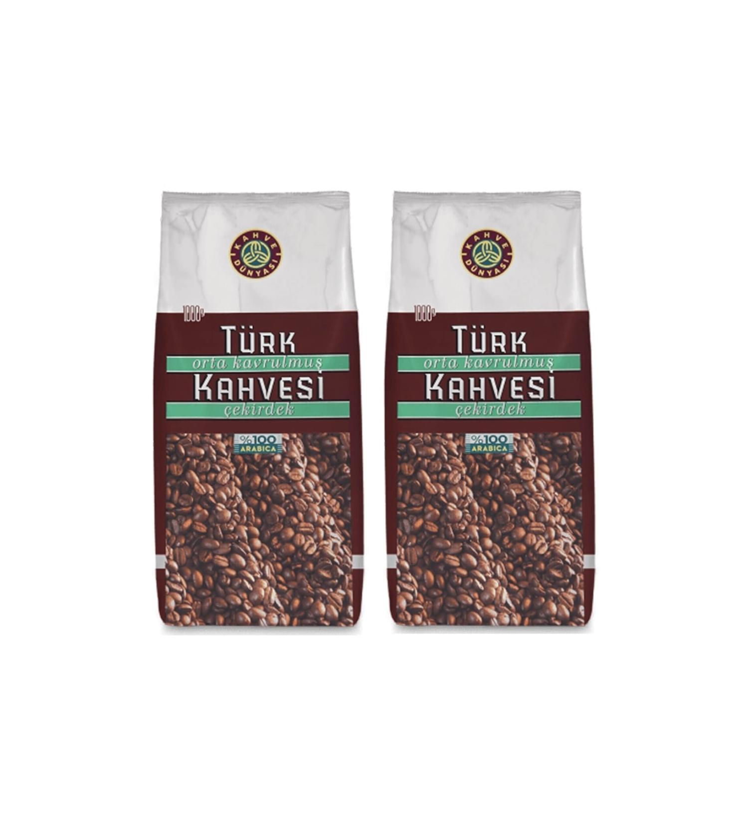 Kahve D nyas Medium Roast Turkish Coffee Beans 2 Pieces 1 Kg