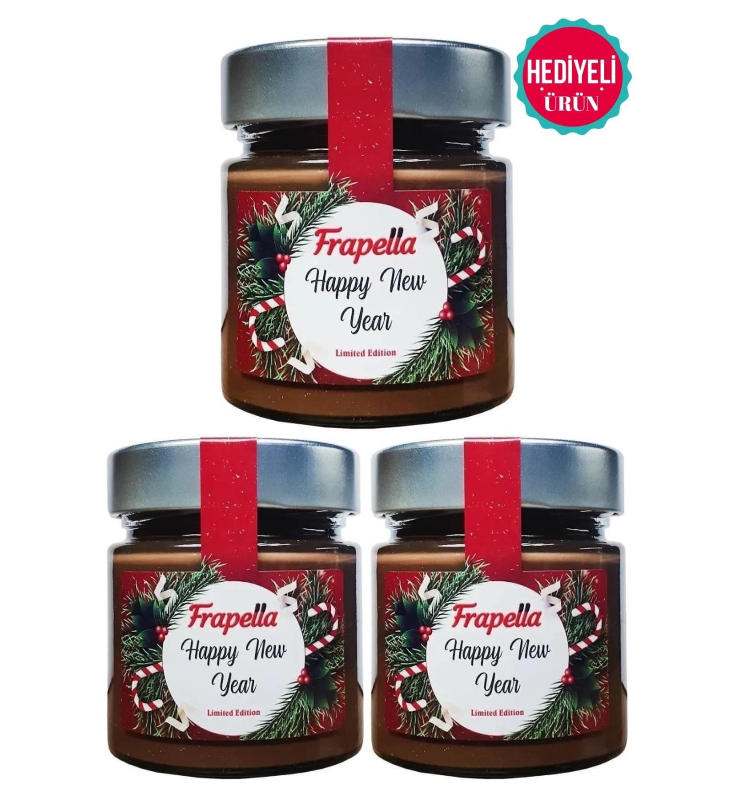 Frapella New Year Special Limited Edition Cocoa Hazelnut Cream 3 Pieces X 220 Gr. - Buy Online on GoSupps.com
