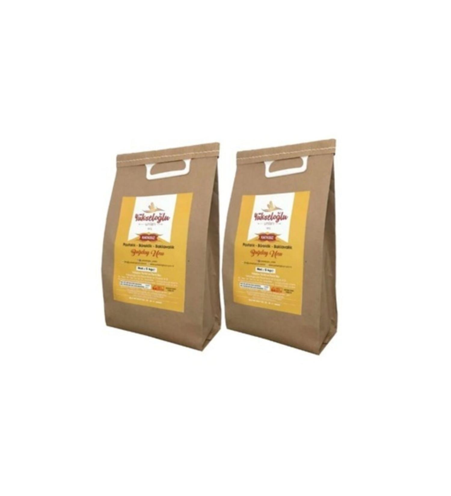 Y KSELO LU FLOURS Additive-Free Wheat Flour for Pastry and Baklava 2 X 5 Kg