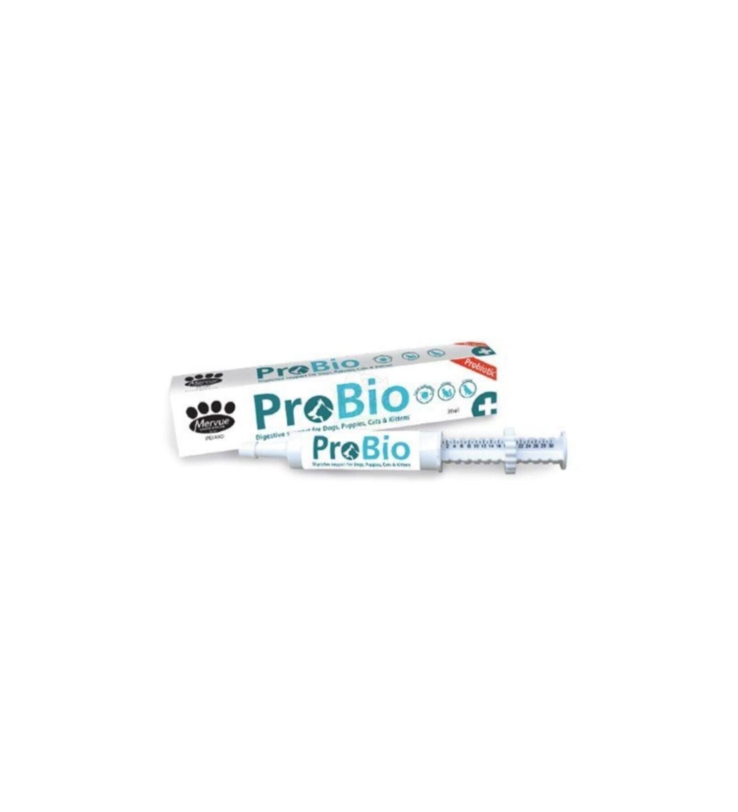 Mervue Pro Bio Plus Cat and Dog Probiotic Gel 15 ml