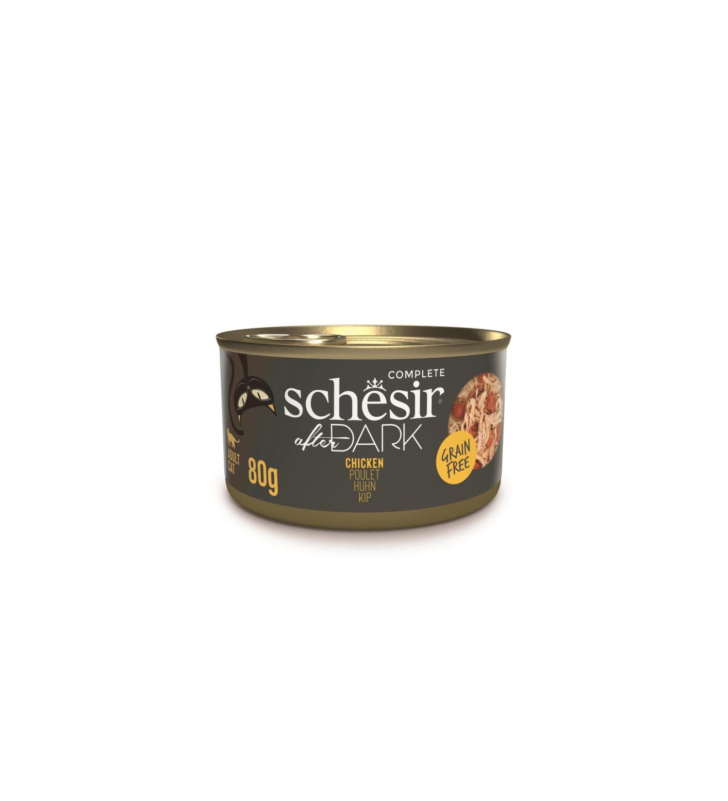 Schesir After Dark Chicken Canned in Broth 80g