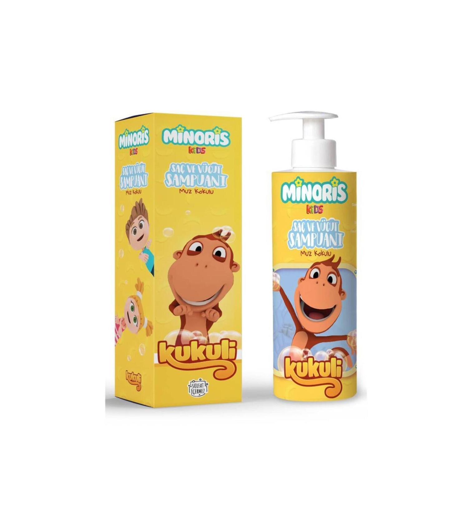 Minoris Kids Kukuli Organic Hair and Body Shampoo 220 ml