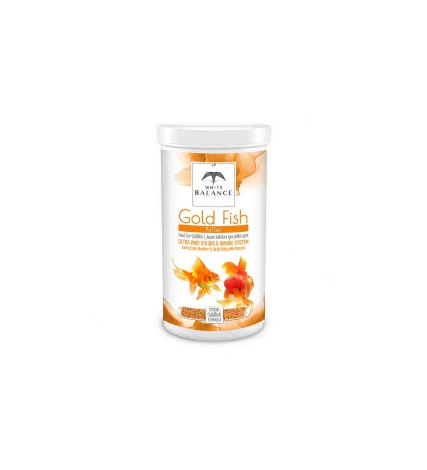 White Balance Gold Fish Pellets Japanese Fish Food 1000 ml Original Package