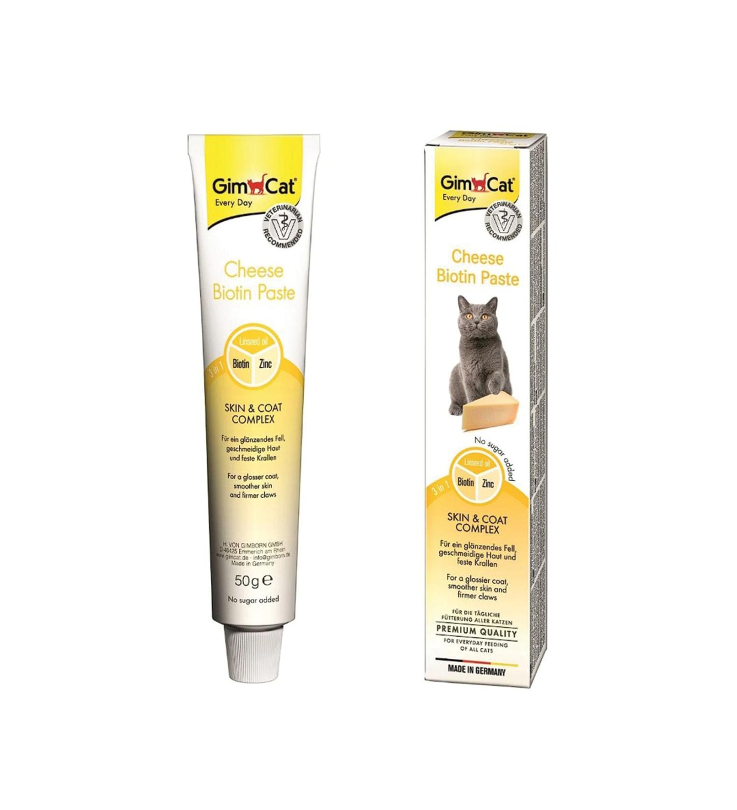 Gimcat Biotin Anti-Moulting Veterinarian Recommended Professional 50gr
