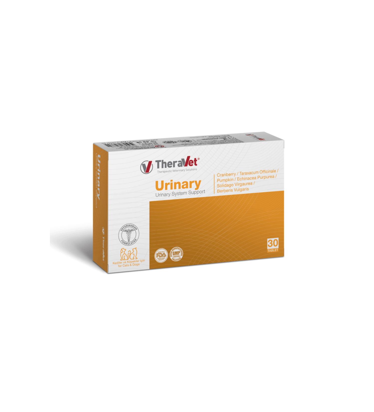 Theravet Urinary 30 Tablets for Cats & Dogs.