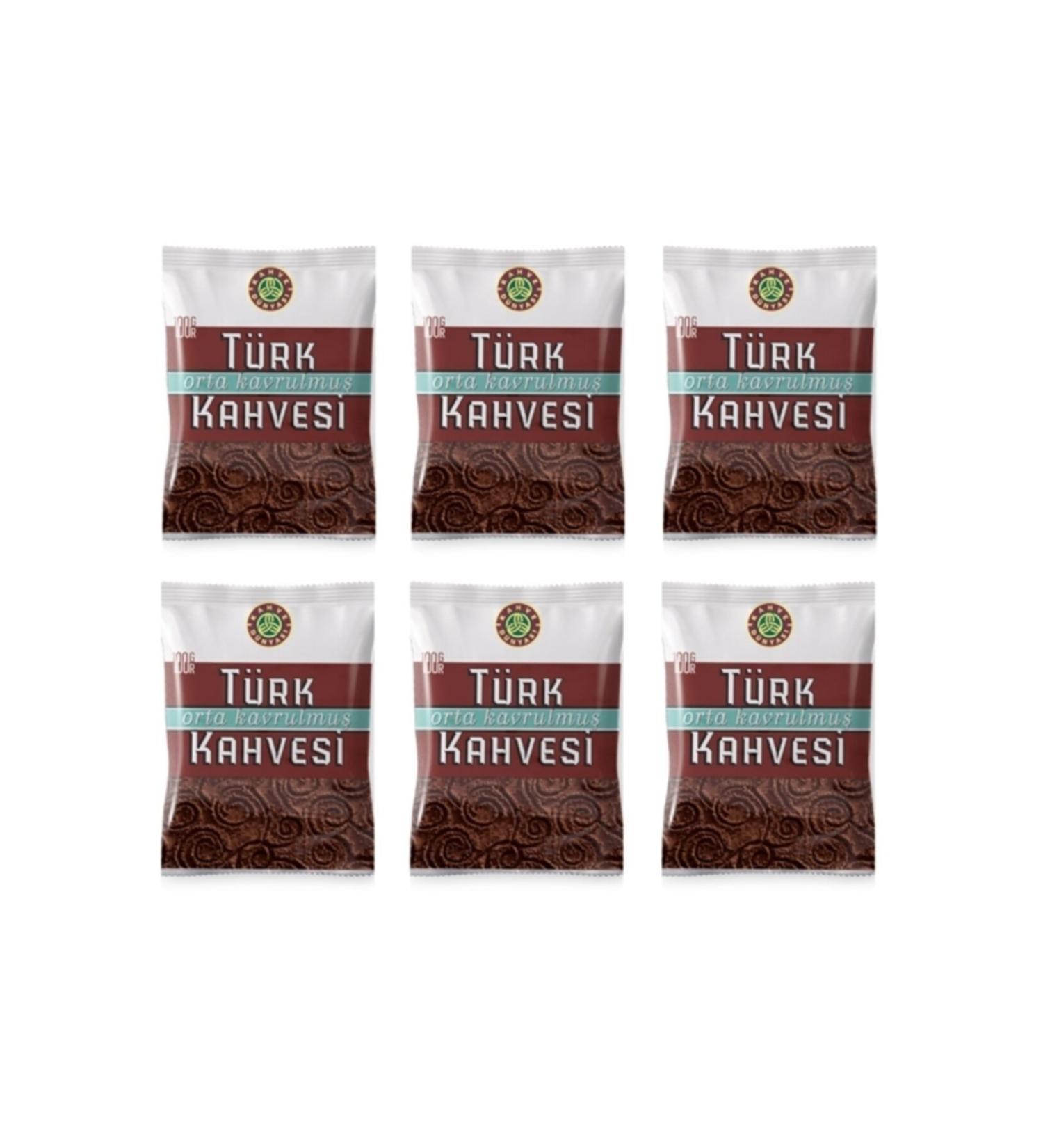 Kahve D nyas Medium Roast Turkish Coffee 6 Pieces *100 Gr