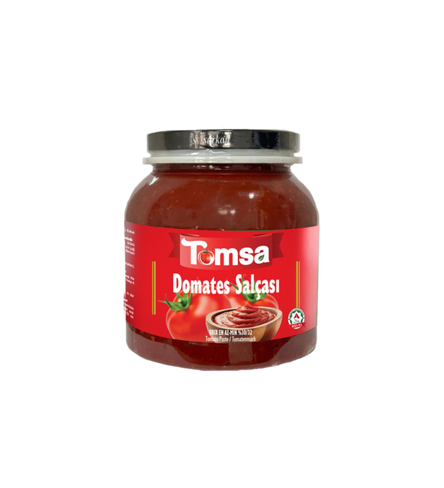 Tomart Tomsa Home Type G.antep Boiling Method Tomato Paste Glass *pet 1500 gr
