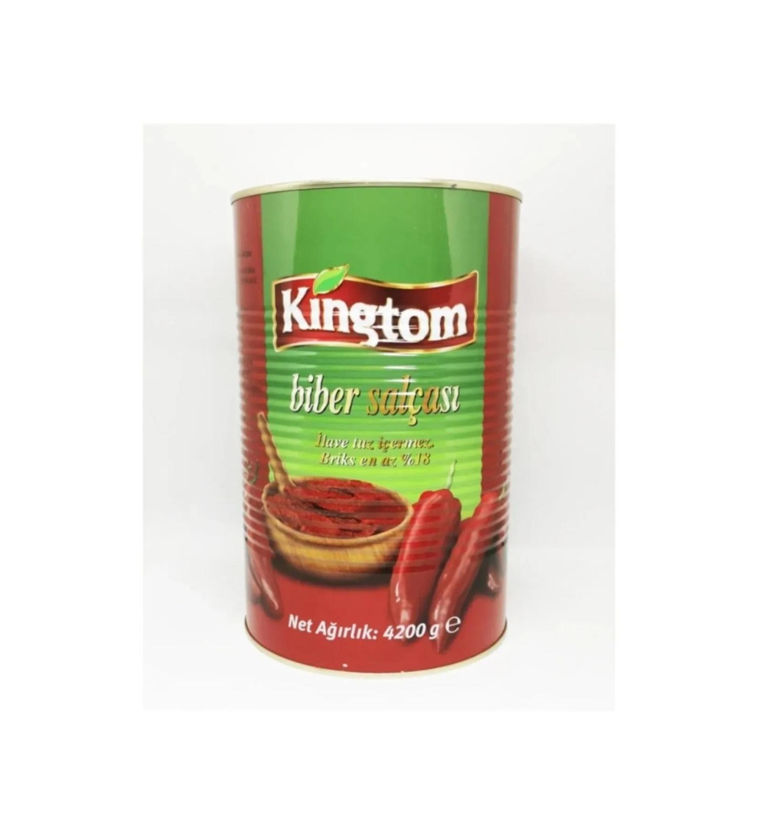 KINGTOM Kingtom Sweet Pepper Paste 5 KG x 6 Pieces (Box)