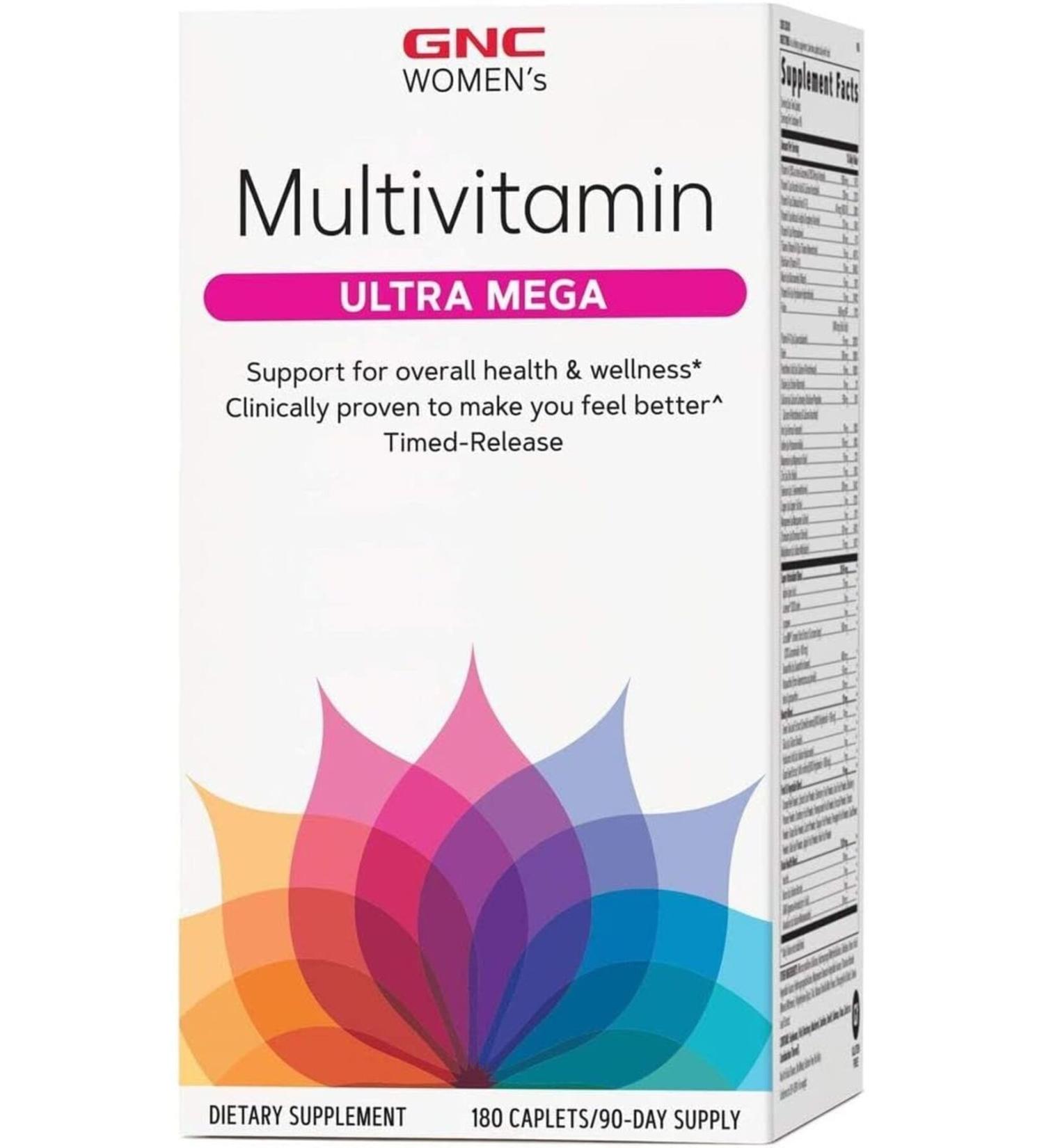 GNC GNC Women's Multivitamin Ultra Mega 180 Tablets - Buy Online on GoSupps.com