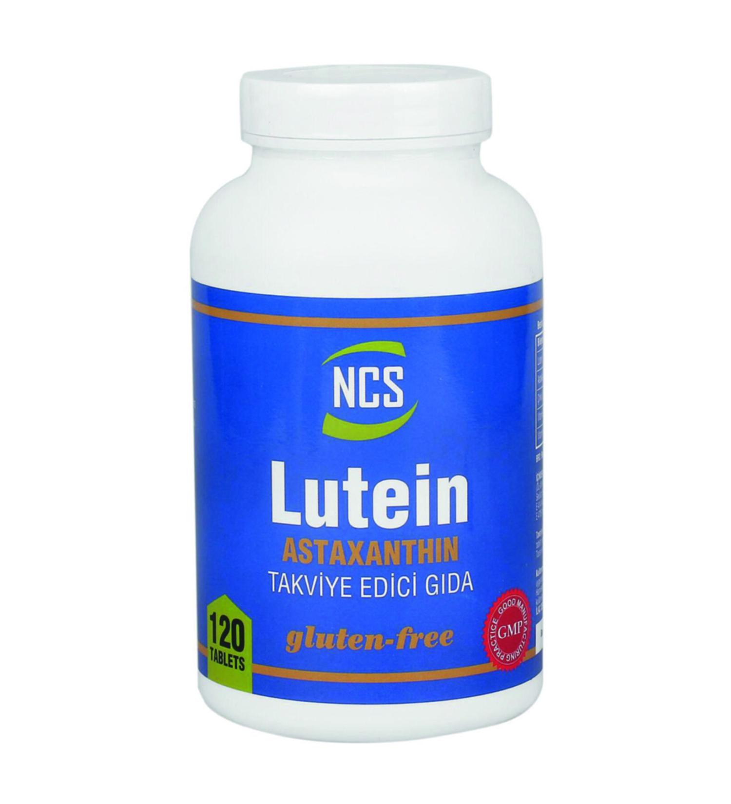 Ncs Lutein 15 Mg 120 Tablets Astaxanthin (astaxanthin) 12 Mg