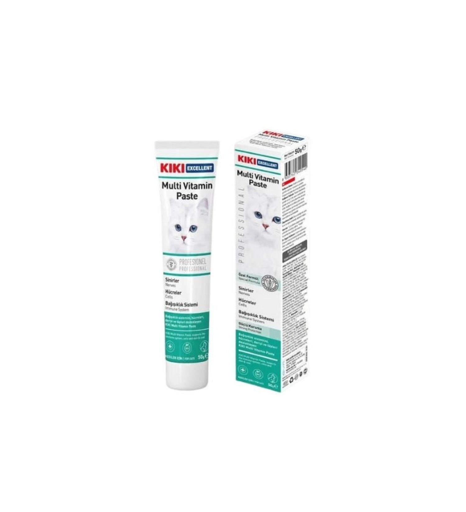 UDMK STORE Kiki Excellent Immune System Supporting Cat Multi Vitamin Malt Paste 100 Gr