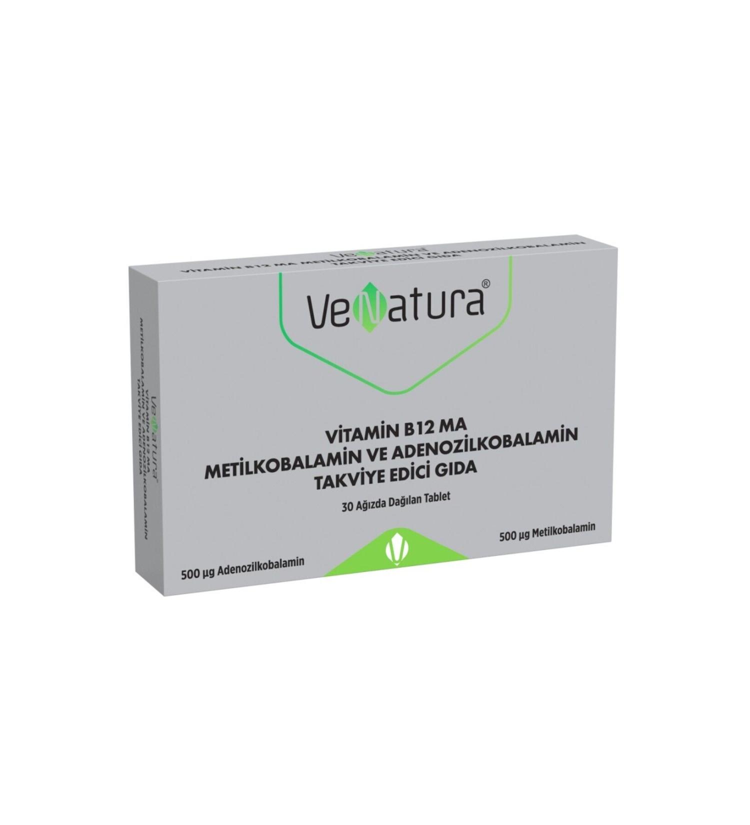 Venatura Vitamin B12 Ma 30 Tablets