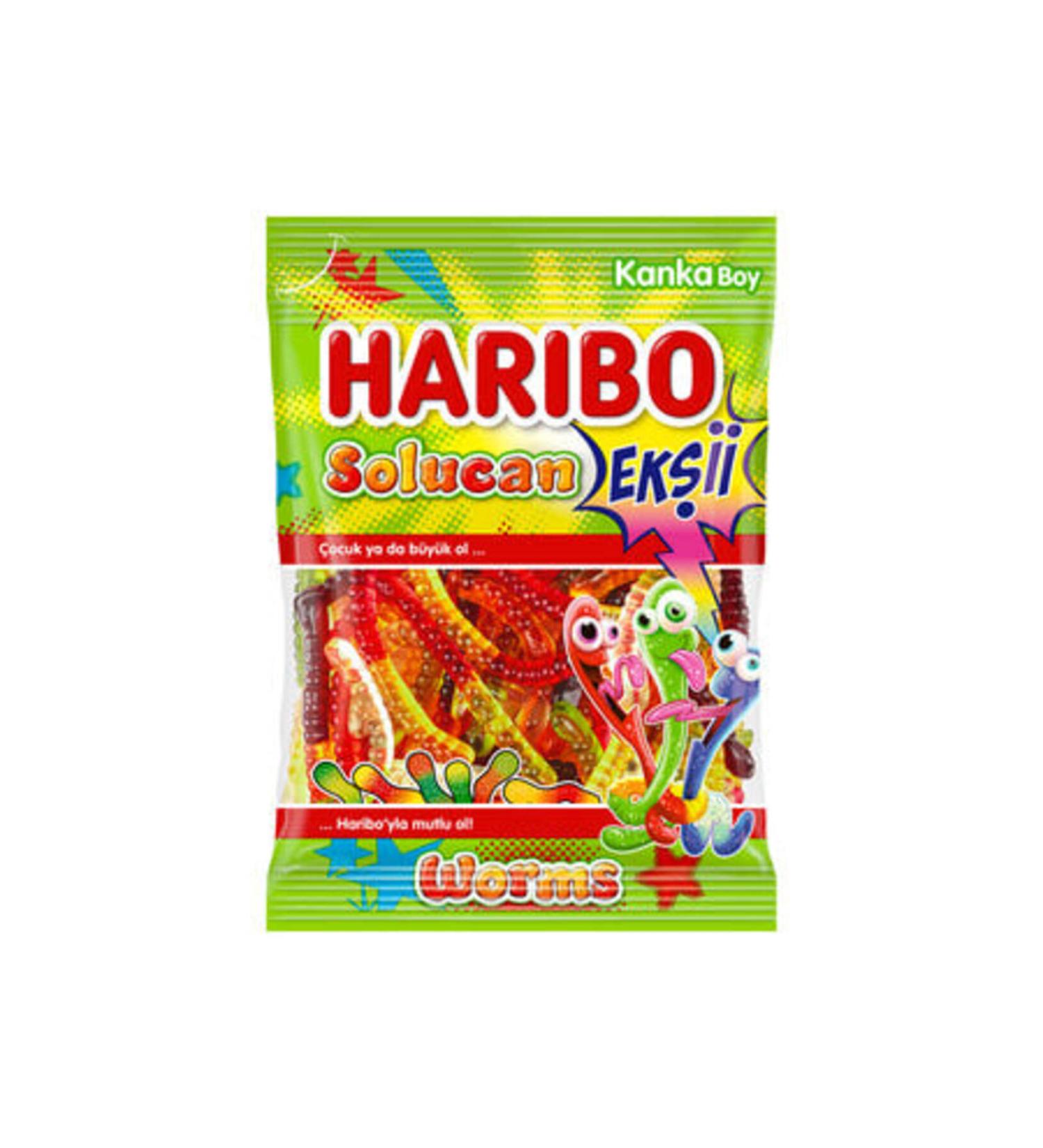 Haribo Sour Worm 70 gr