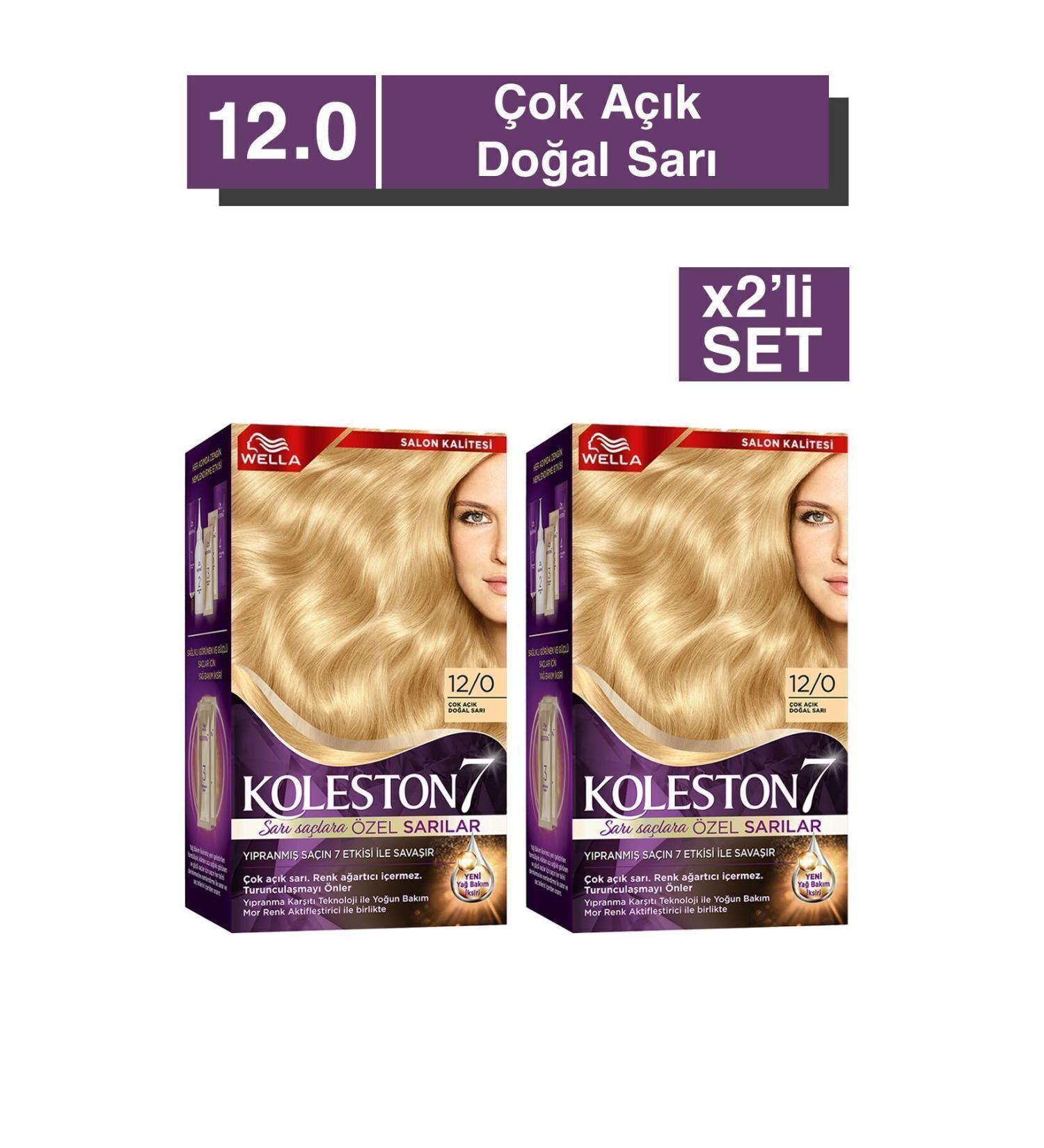 Wella Koleston Supreme Kit 12/0 Very Light Natural Blonde *18 X2 Set - Buy Online on GoSupps.com