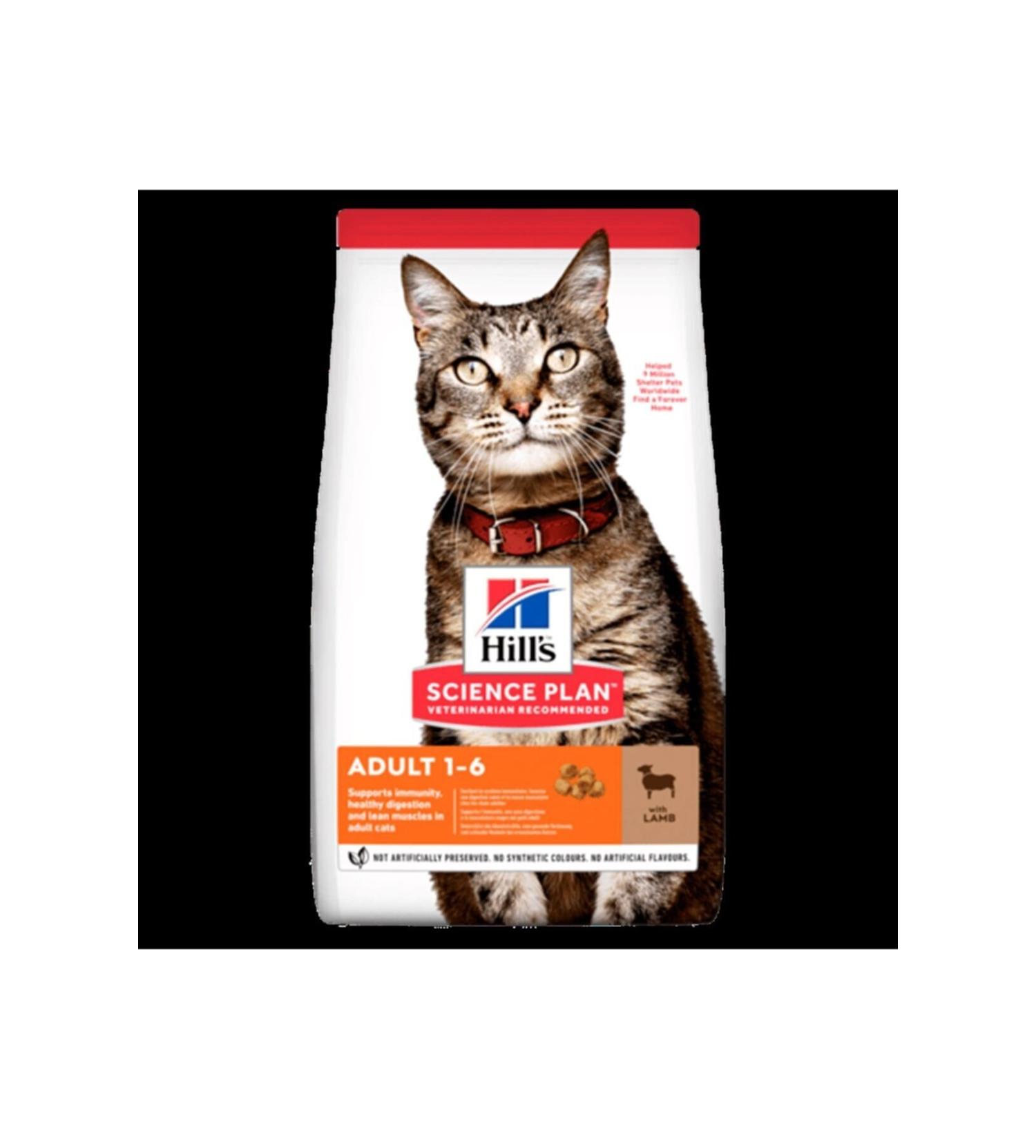 Hill's Adult Optimal Care Lamb Rice Adult Cat Food 10 Kg