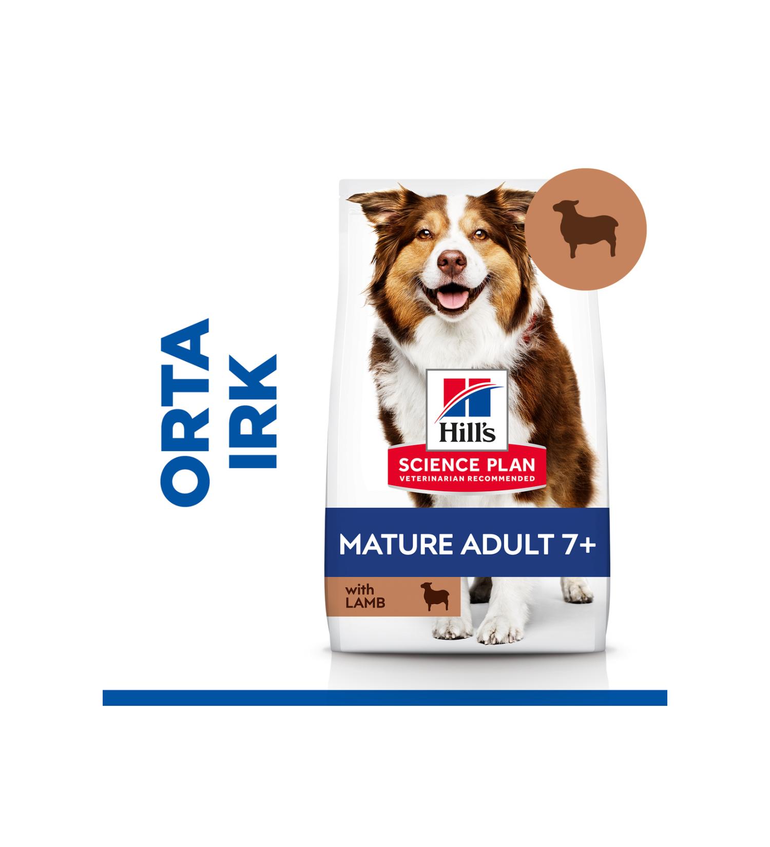 Hill's SCIENCE PLAN Lamb and Rice Medium Breed +7 Year Old Dog Food 14kg
