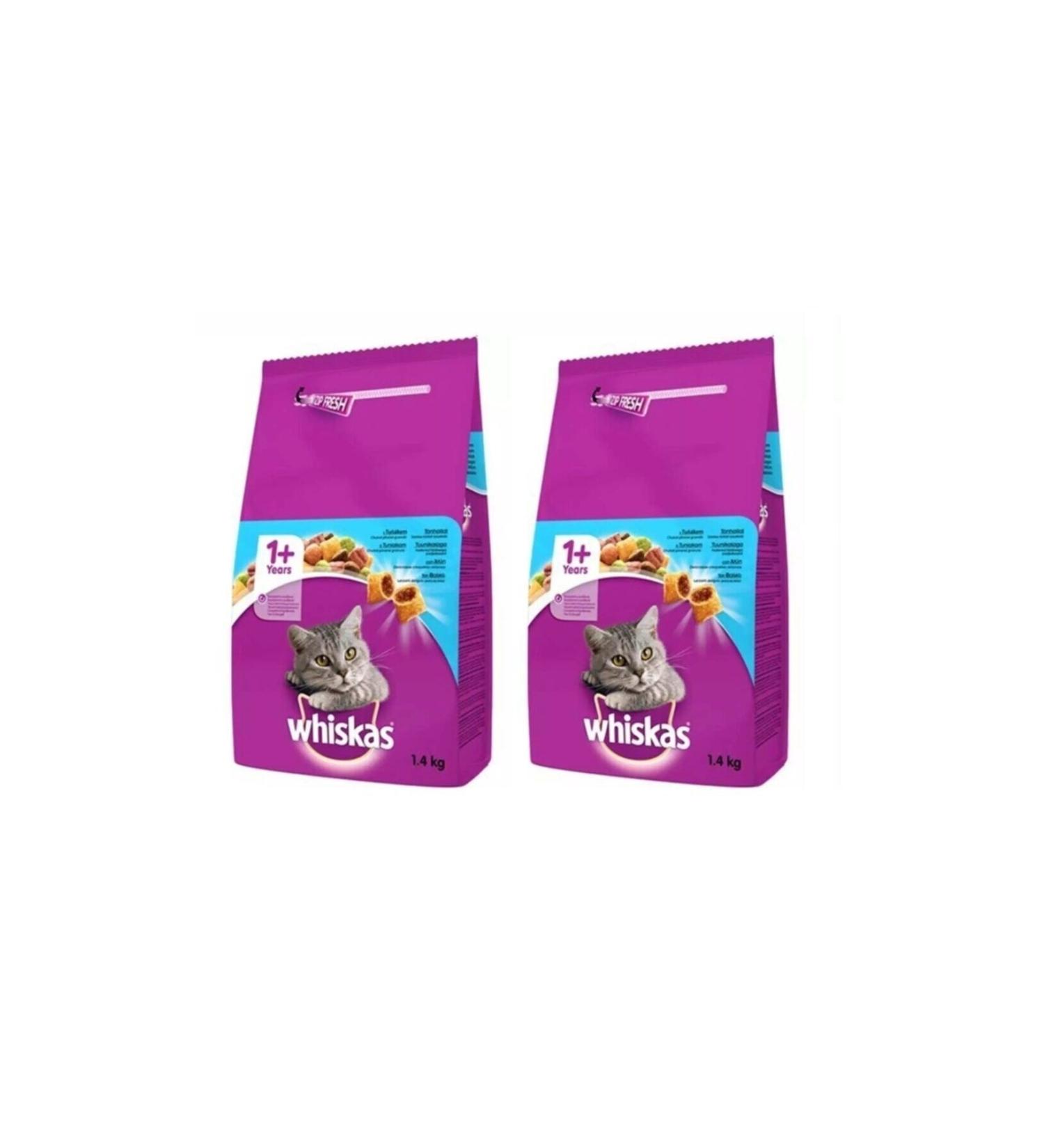 Whiskas Tuna Adult Cat Food 1.4 Kg * 2 Pieces