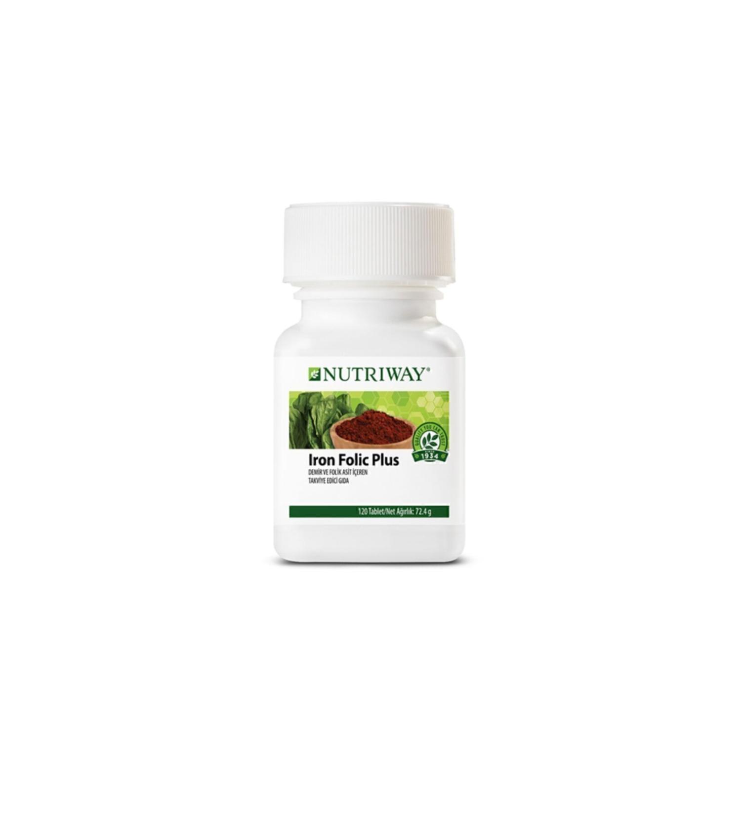 Nutriway Iron & Folic Acid Iron Folic Plus (120 Tablets)