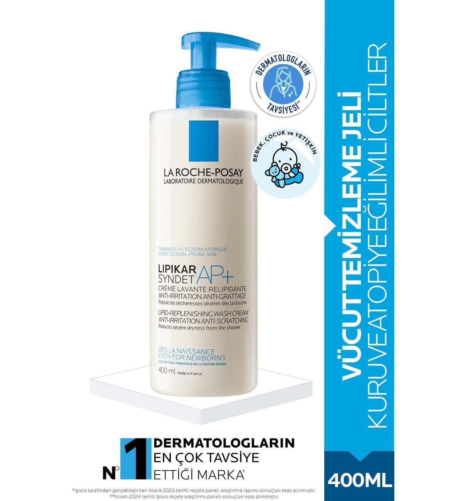 La Roche Posay Lipikar Sydnet AP+ Body Cleansing Gel 400 ml - Dry and Atopic Prone Skin