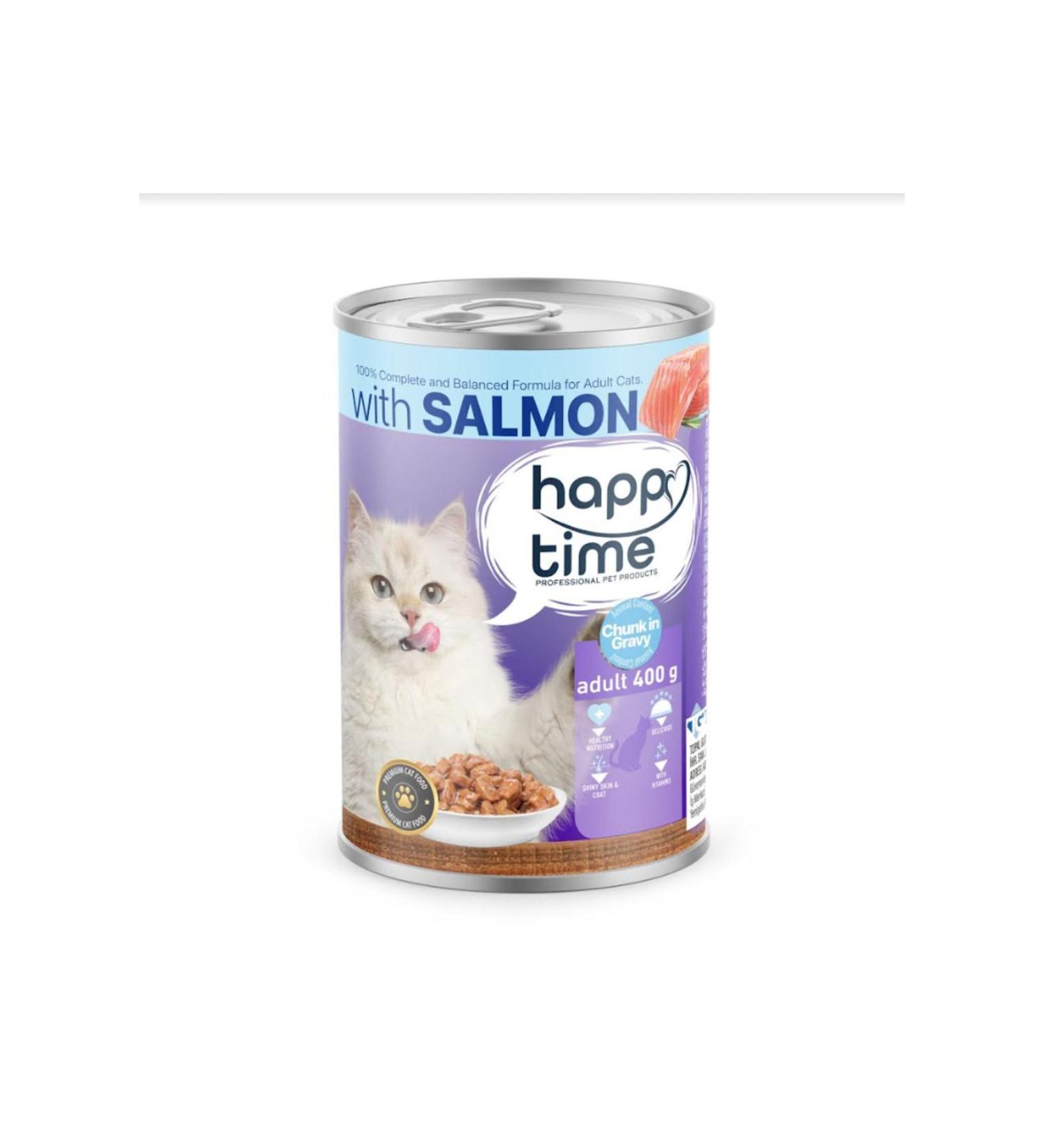 teknotrust Canned Salmon Pieces for Adult Cats 12x400 Gr