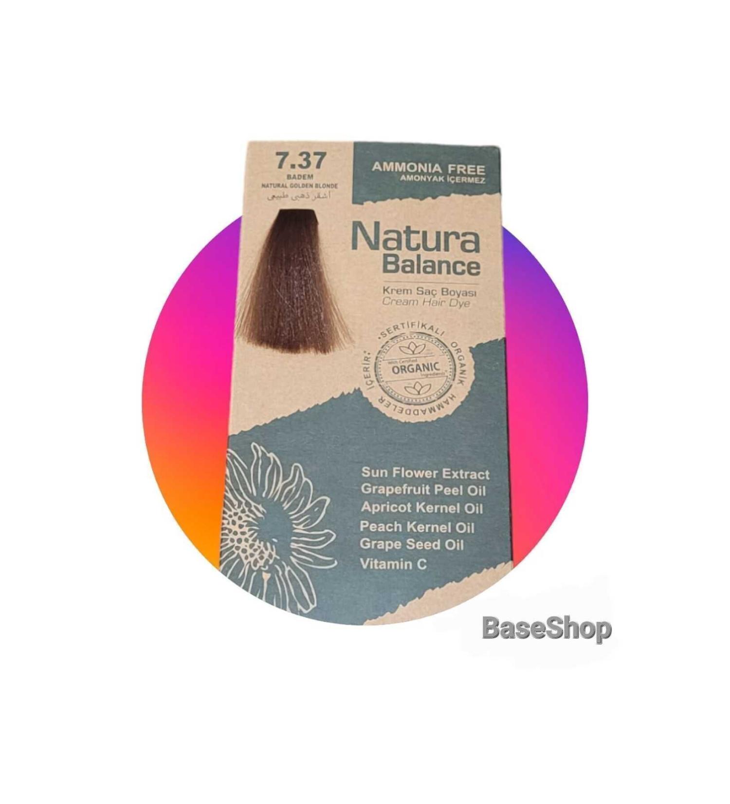 NATURABALANCE Natura Balance Ammonia-Free Hair Dye 7.37 Almond