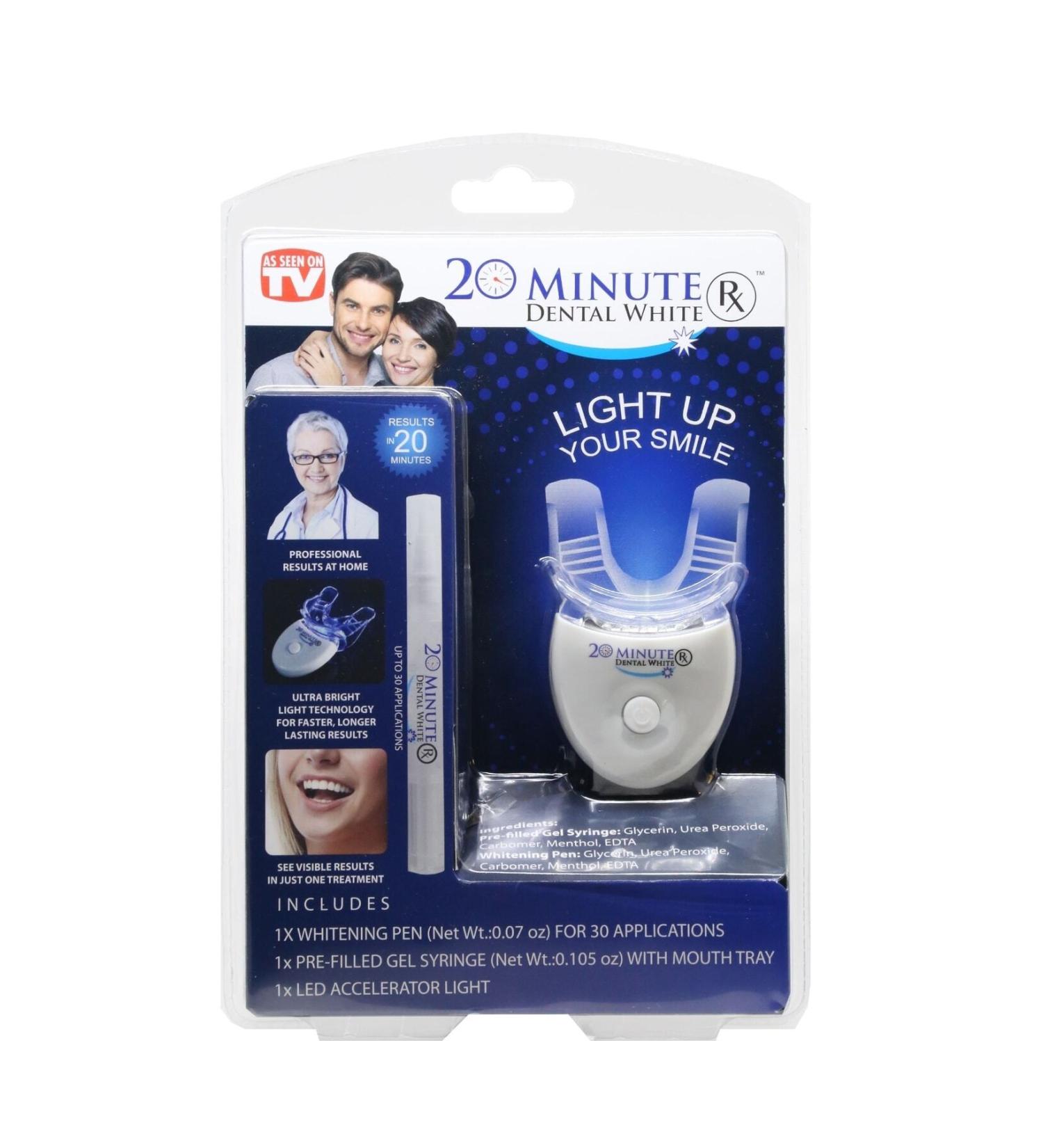 Hombak 20 Minute Dental White Teeth Whitening Stain Remover - Buy Online on GoSupps.com