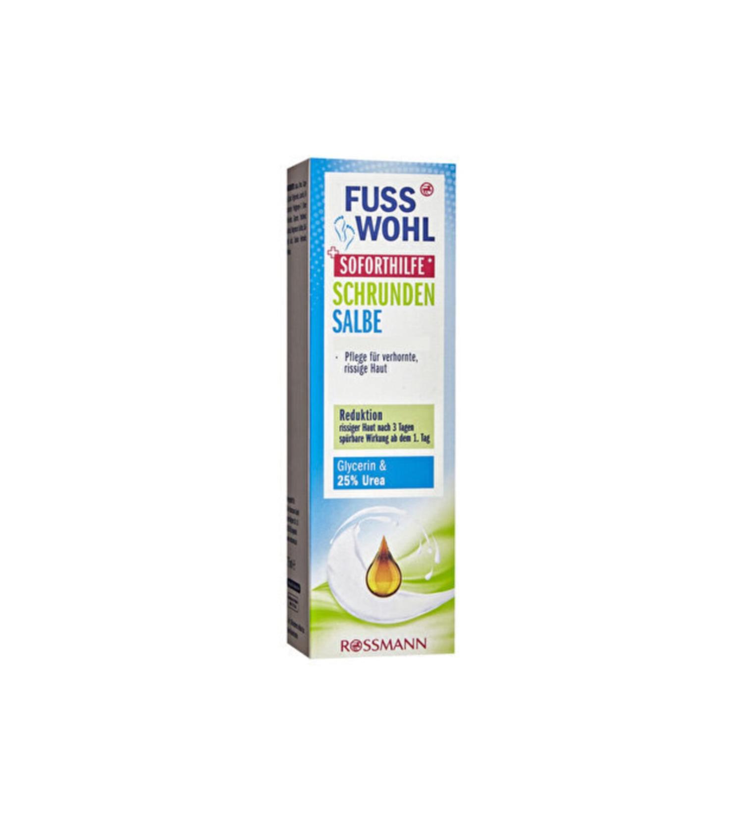 Fusswohl Foot Cream For Cracks - Instant Effect 75 Ml