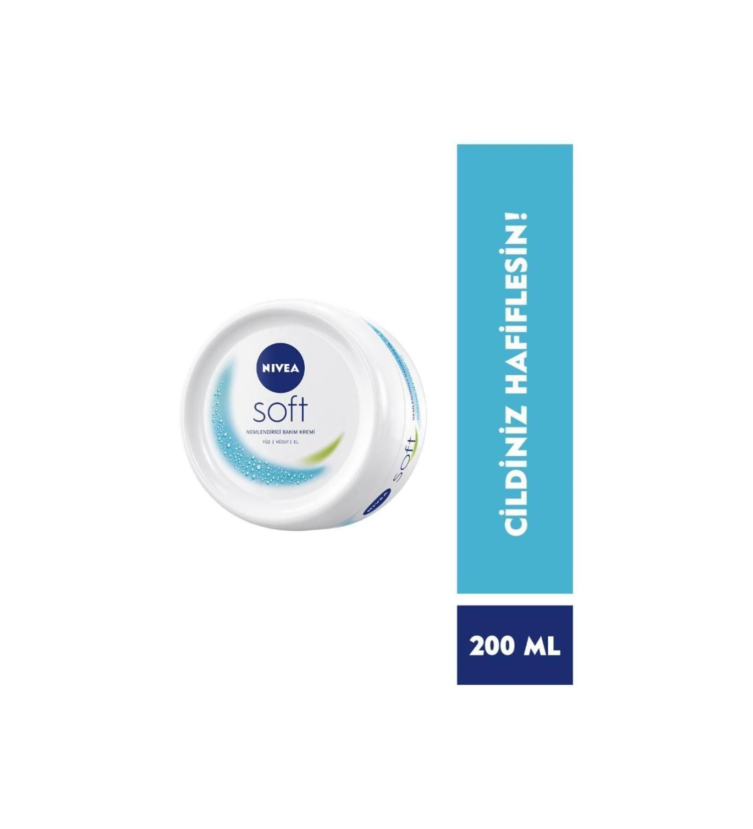 NIVEA Soft Moisturizing Hand Care Cream 200ml - Buy Online on GoSupps.com