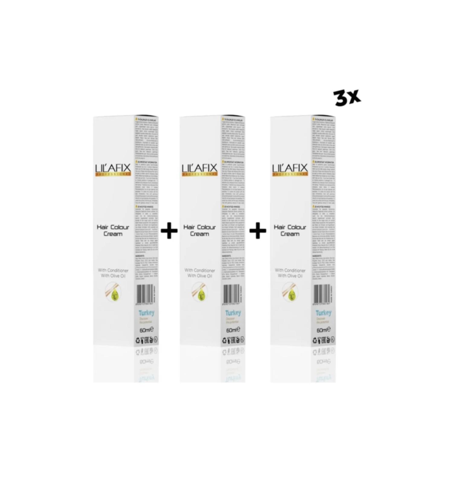 Lilafix 5/65 Strawberry Red 3-Pack Cream Tube Dye - 60 ml