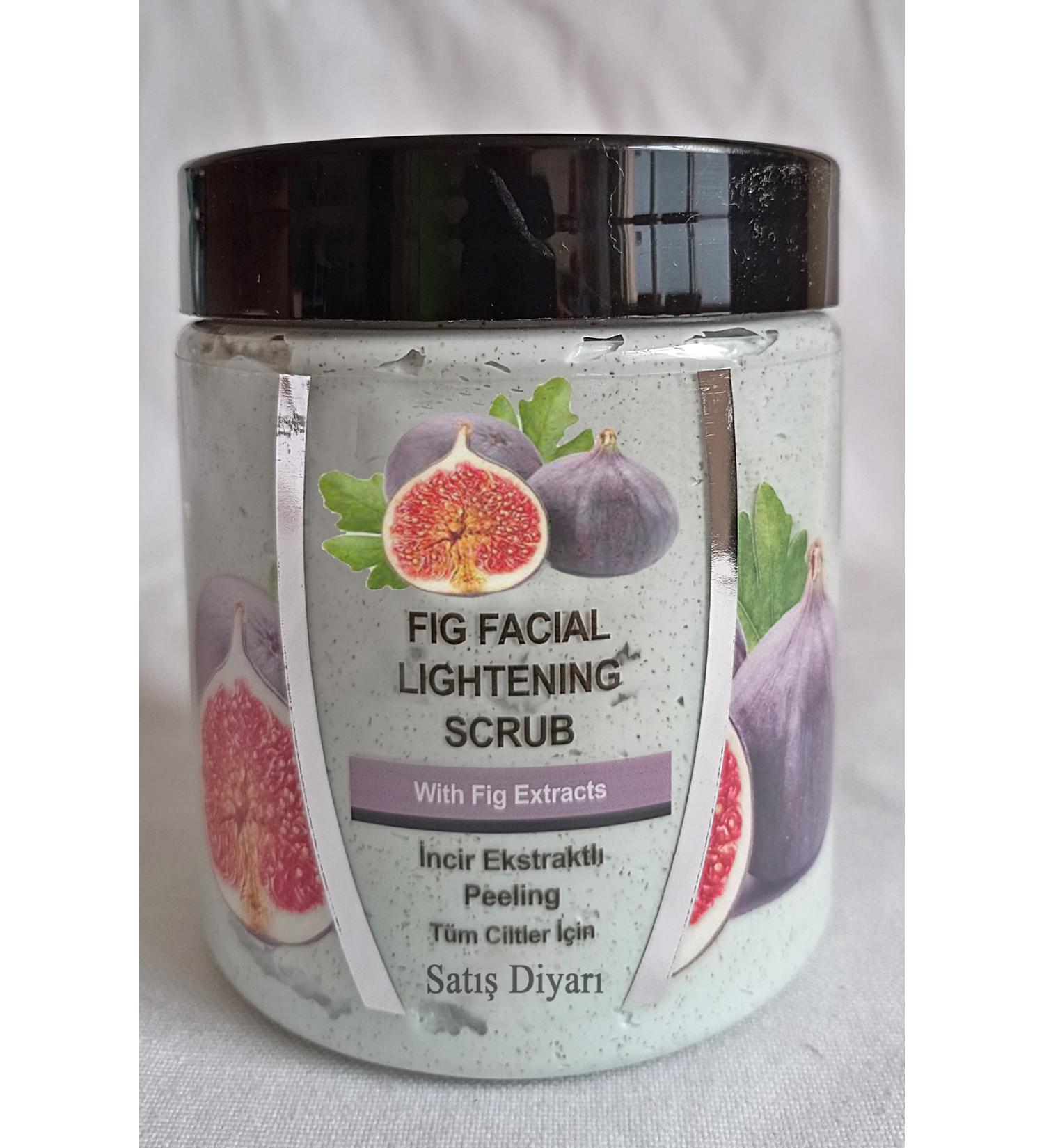Sat Diyar Fig Extract Peeling Face and Body Mask for a More Lively Skin Suitable for All Skin Types 500g