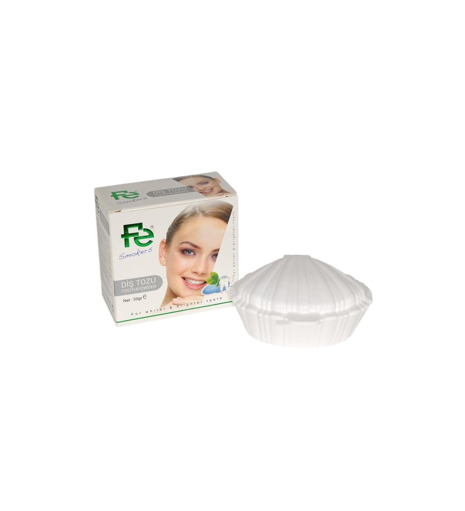 Fe Whitening Tooth Powder Smokers Mint 50 Gr