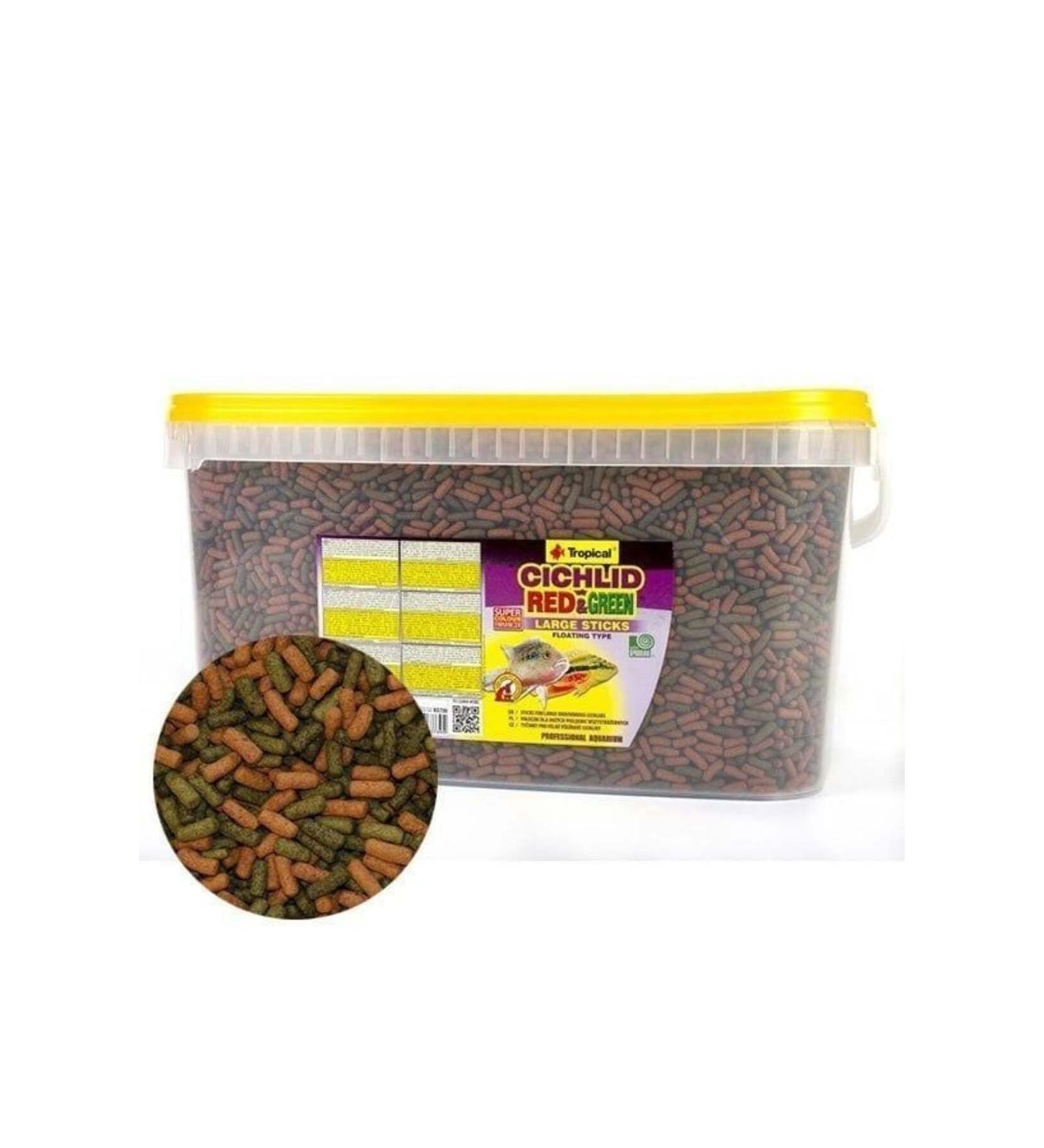 Tropical TROPICAL Cichlid Red Green Sticks Medium 500 GR