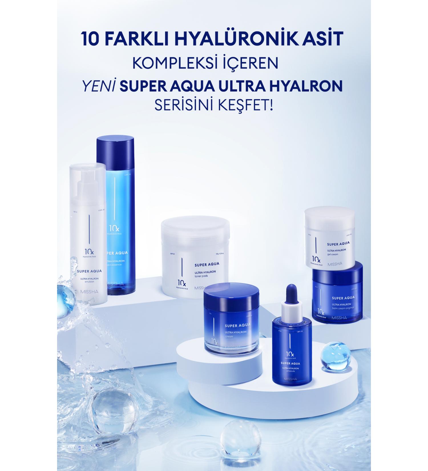 Missha 10 Different Hyaluronic Acid Intensive Moisturizing Gel Cream 70ml Super Aqua Ultra Hyalron Gel Cream - Buy Online on GoSupps.com
