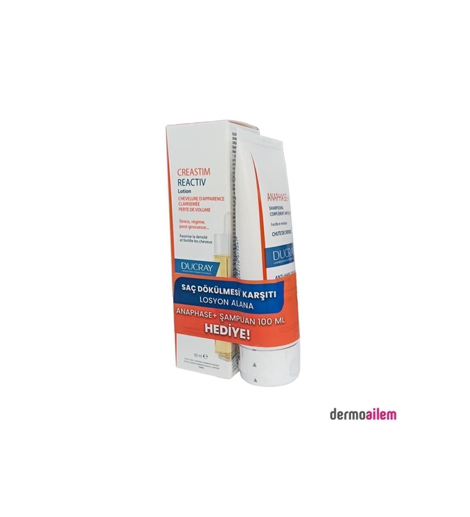 Ducray Creastim Reactiv Lotion 60 Ml + Anaphase Shampoo