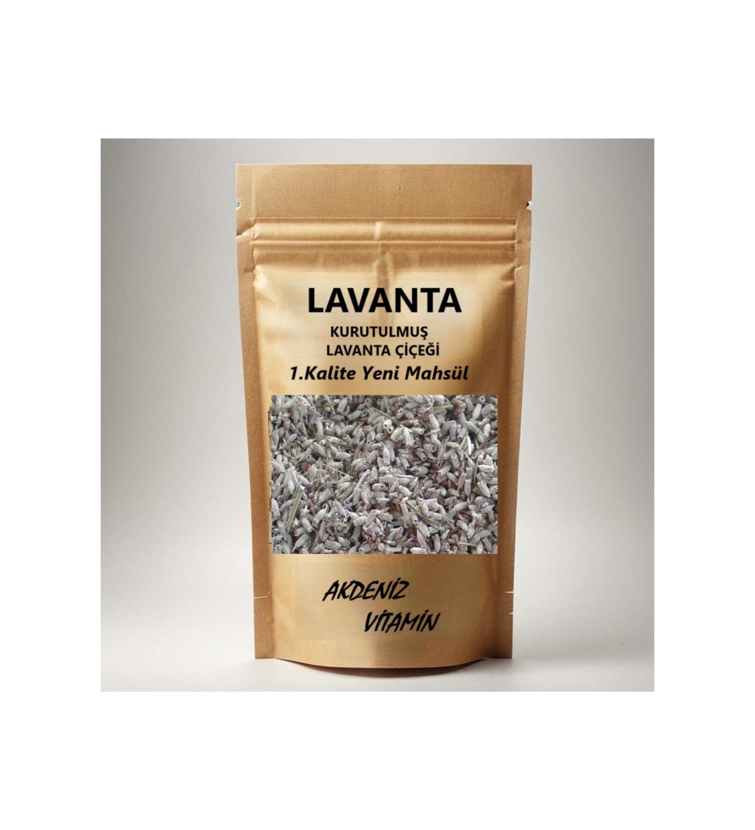 MEDITERRANEAN VITAMIN Dried Lavender Flower 500 gr Natural Dried Sieved Additive-Free Final Product