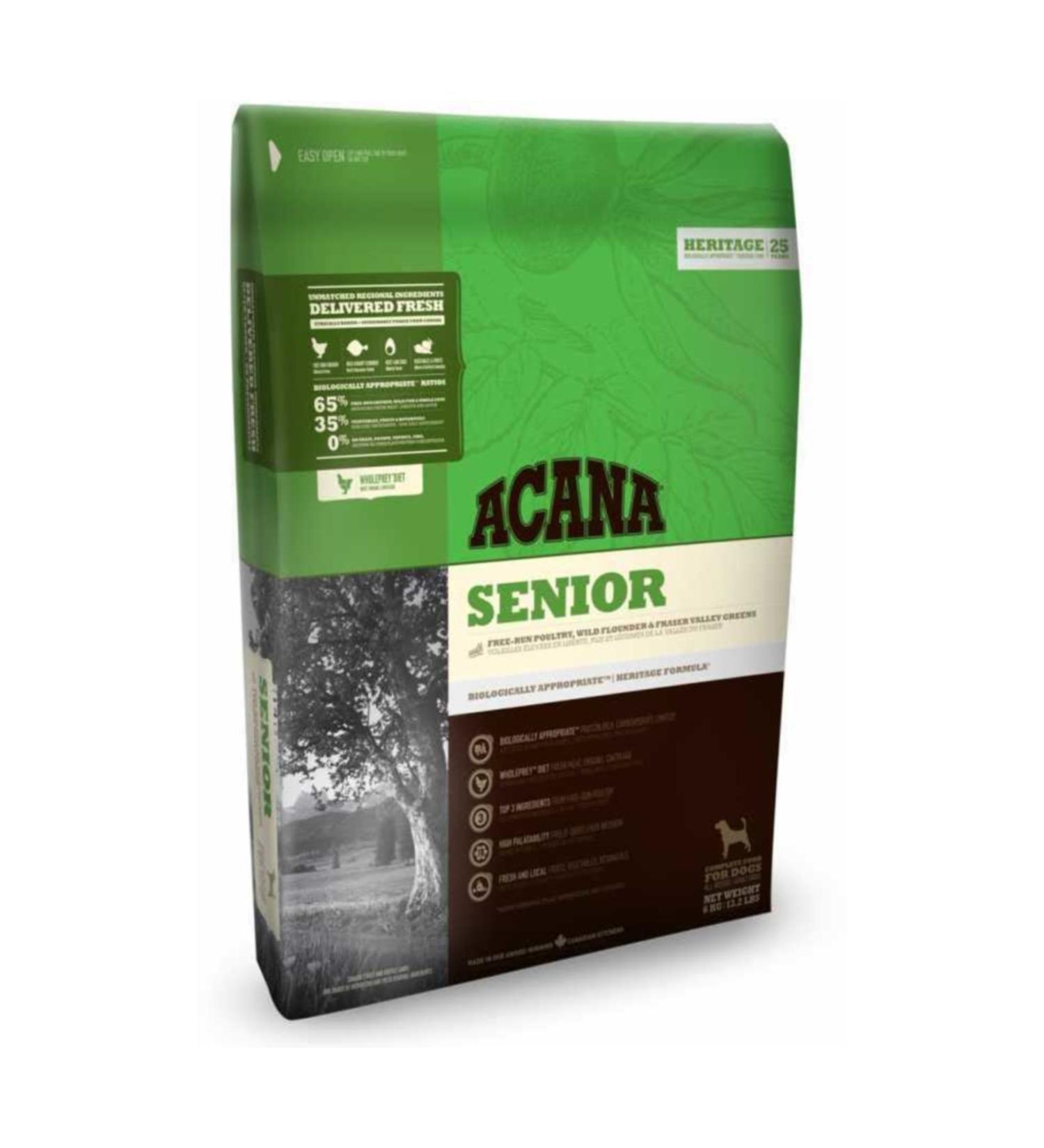 Acana Heritage Grain Free Senior Dry Dog Food 11.4 kg