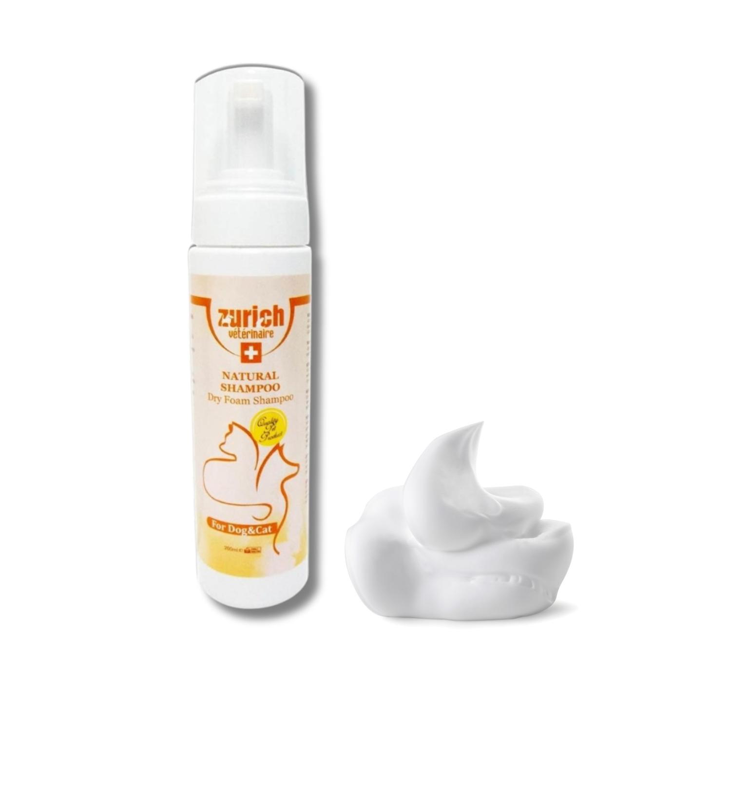 zurich veterinaire Foam Shampoo for Cats and Dogs 200 ml