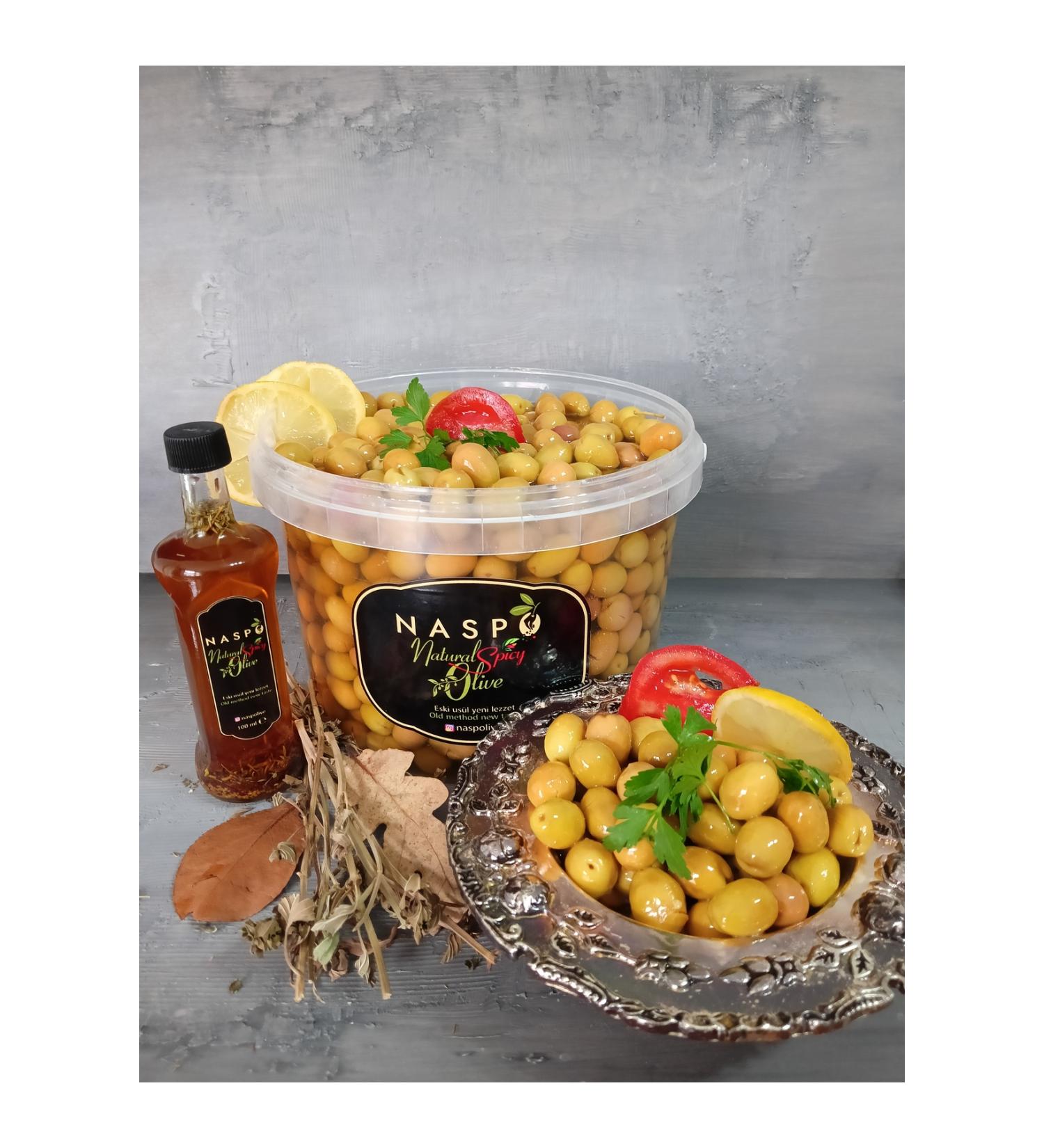 NASPO EDREM T VILLAGE CRACKED OLIVES 1KG