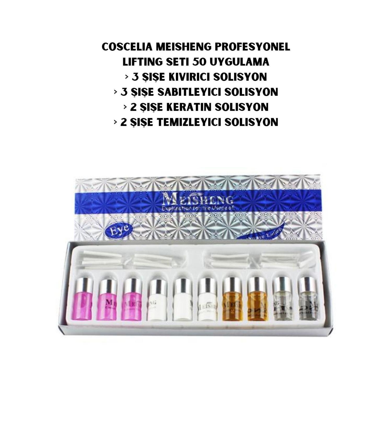 Coscelia Me sheng Professional Lifting Eyelash Curling Set 50 Applications - 10 BOTTLES SOLITION - Buy Online on GoSupps.com